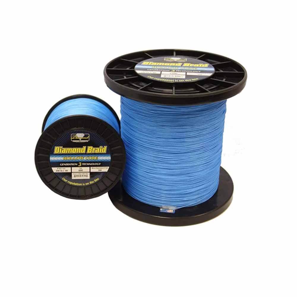 Premium Diamond G3 16X 500Yd Hollow Core Braided Fishing Line - High Strength, Low Memory for Saltwater & Freshwater Fishing - Ideal for Casting, Trolling and Deep Sea Fishing