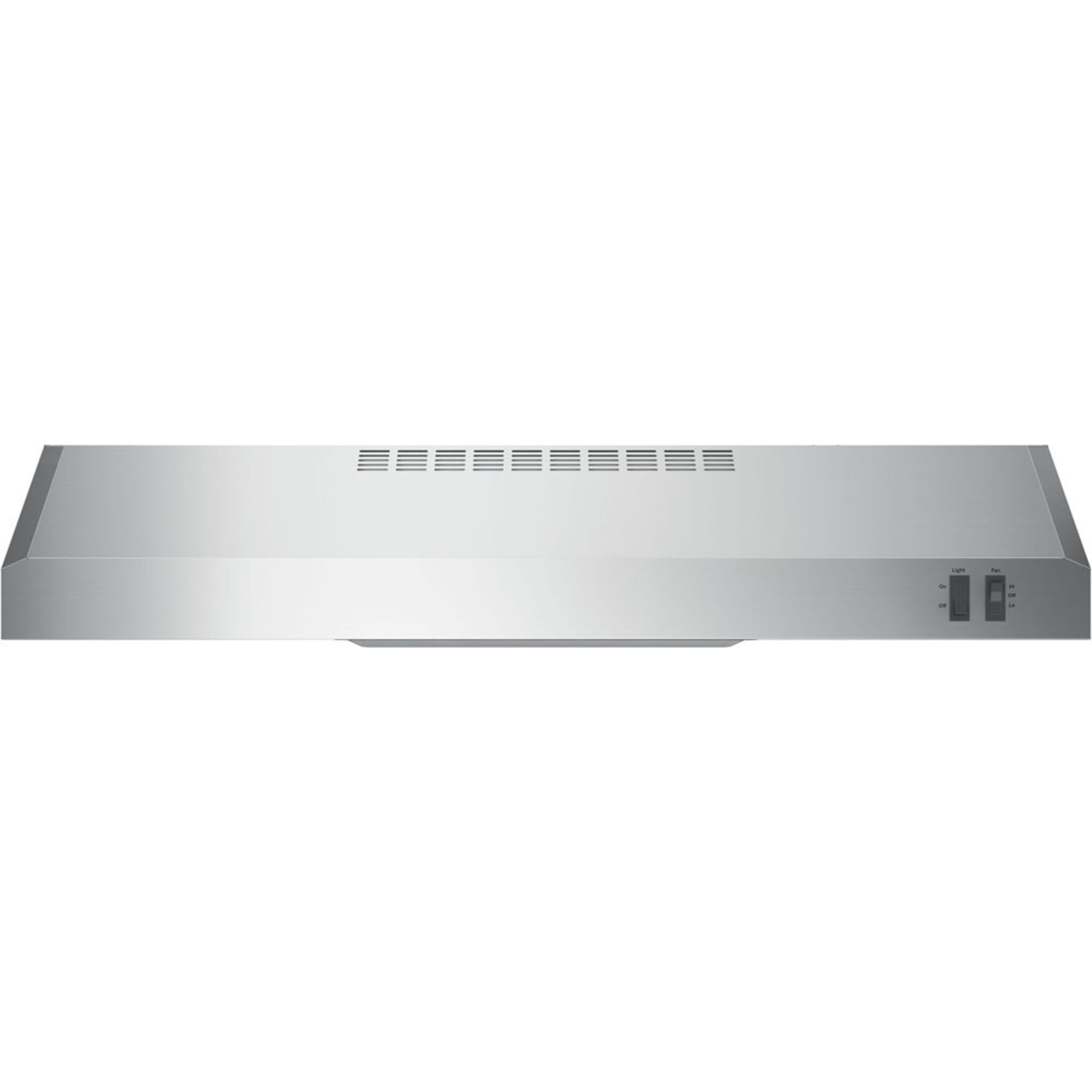 GE JVX3300SJSSC 30-Inch 2-Speed Under Cabinet Range Hood in Stainless Steel - Perfect for Kitchen Ventilation & Smoke Removal in Small to Medium Spaces