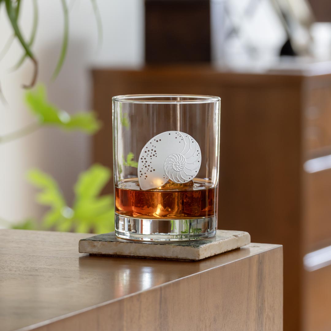 Premium Nautilus 13oz Double Old Fashioned Whiskey Glasses Set of 12 - Heavy Base Cocktail Glasses for Bourbon, Scotch & Whiskey - Perfect for Home Bars, Parties & Gifts
