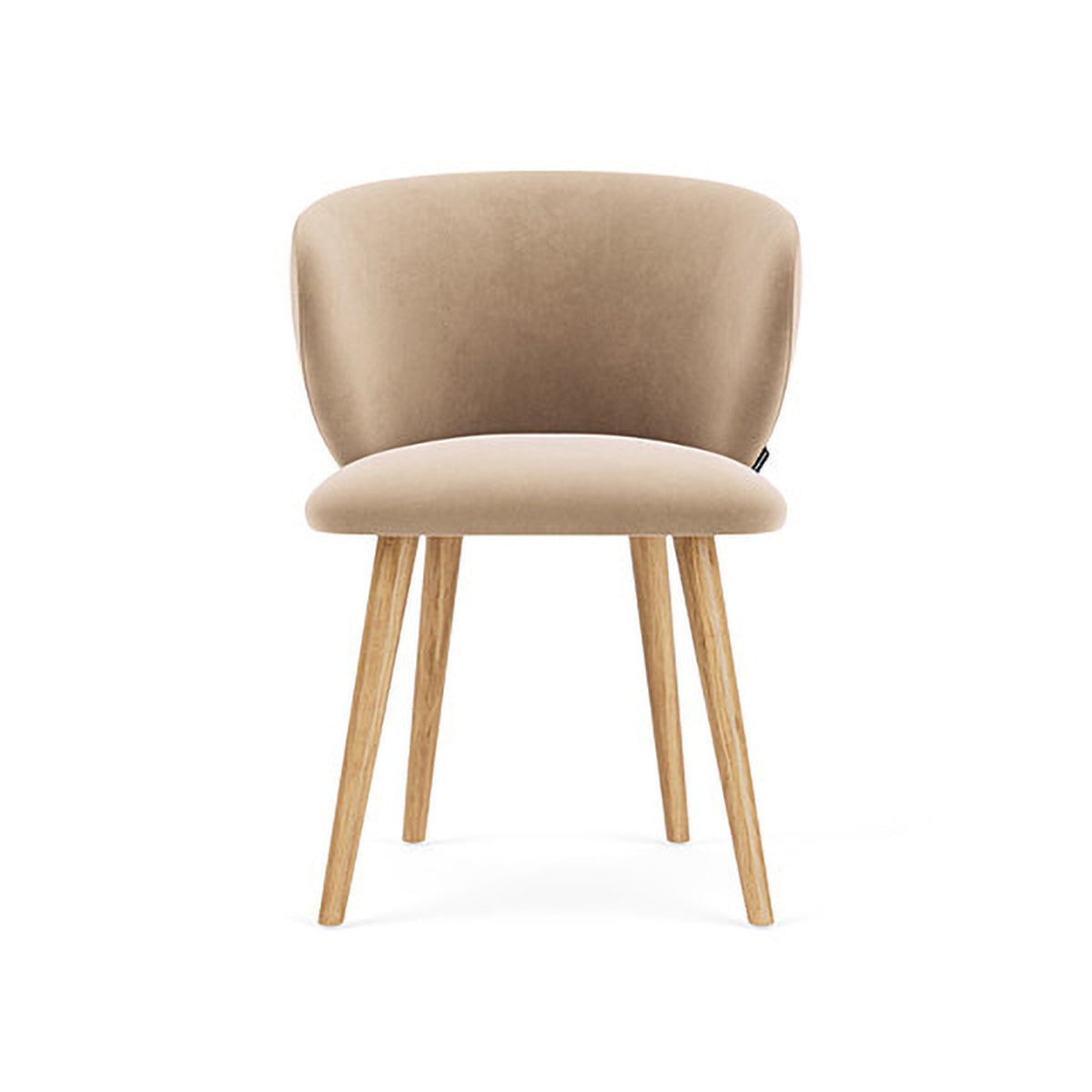 Ellie Velvet Dining Chair - Upholstered Modern Accent Chair for Kitchen, Dining Room & Home Decor - Soft & Comfortable Seating for Entertaining & Relaxing