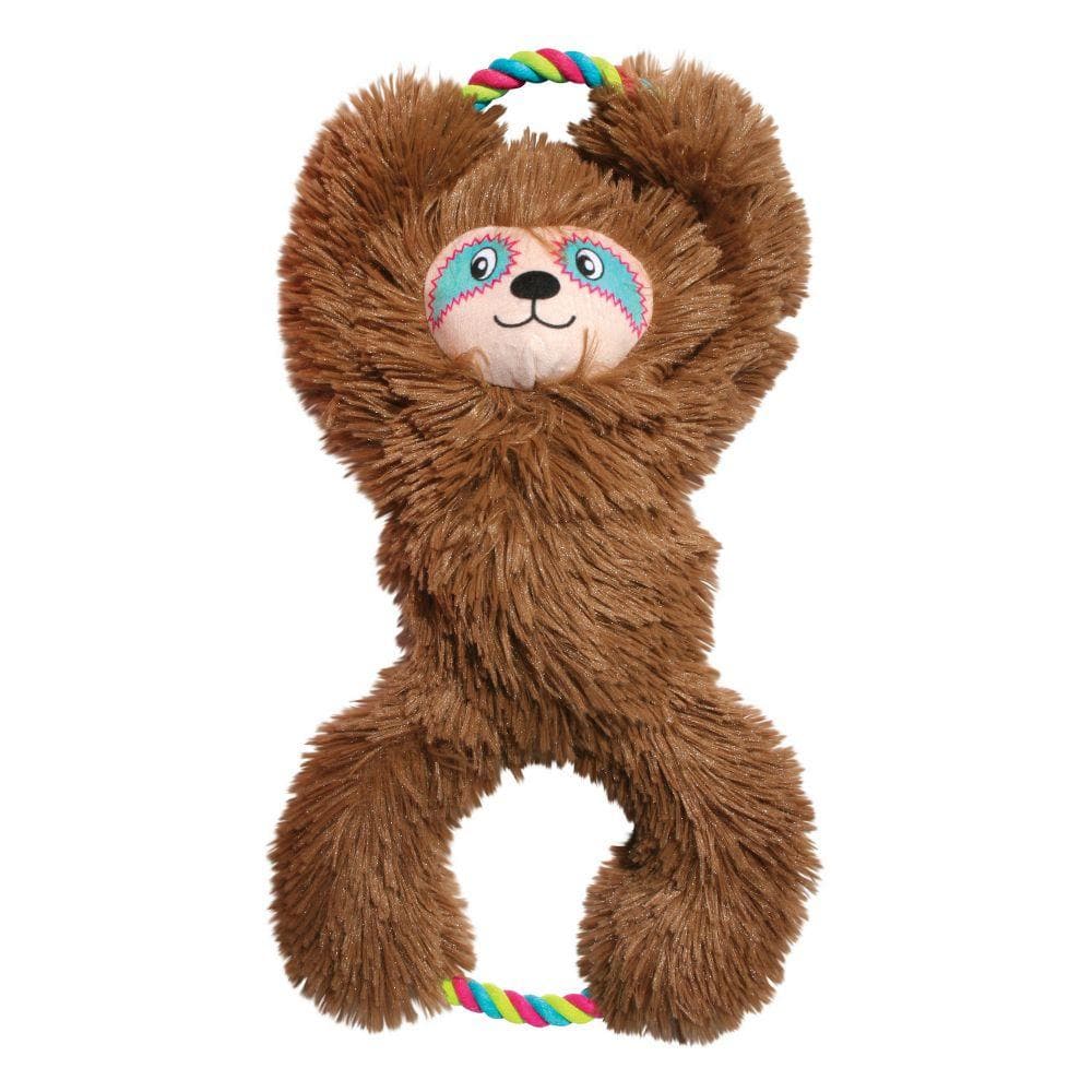 Tuggz Sloth de Kong Extra Large Plush Toy - Stretchy Pull Rope for Interactive Play | Perfect for Dogs & Pets, Tug-of-War Games, and Chewing Fun