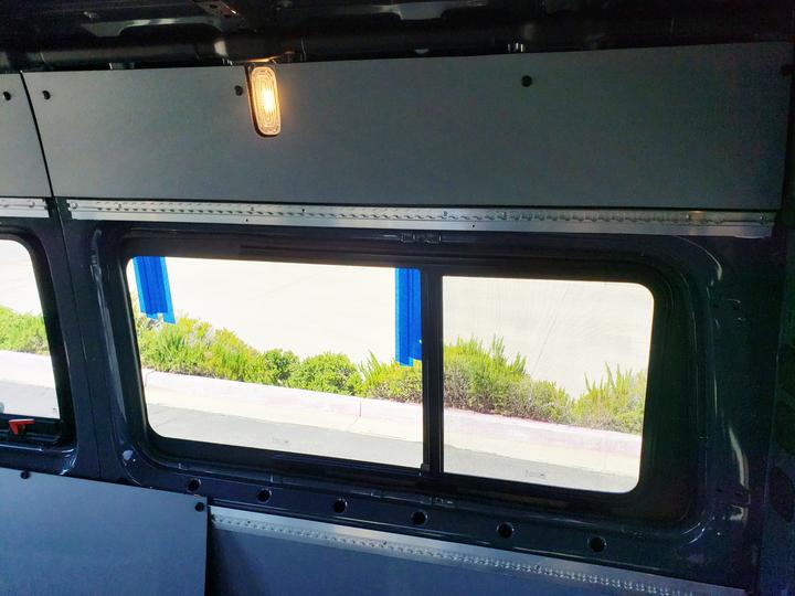 AMA Passenger Side Rear Quarter Screened Half Slider Window for 144 WB Sprinter Van 2007-2024 (MS06 RS2M HSS P) - Perfect for Cargo Vans, Campers & Work Vehicles