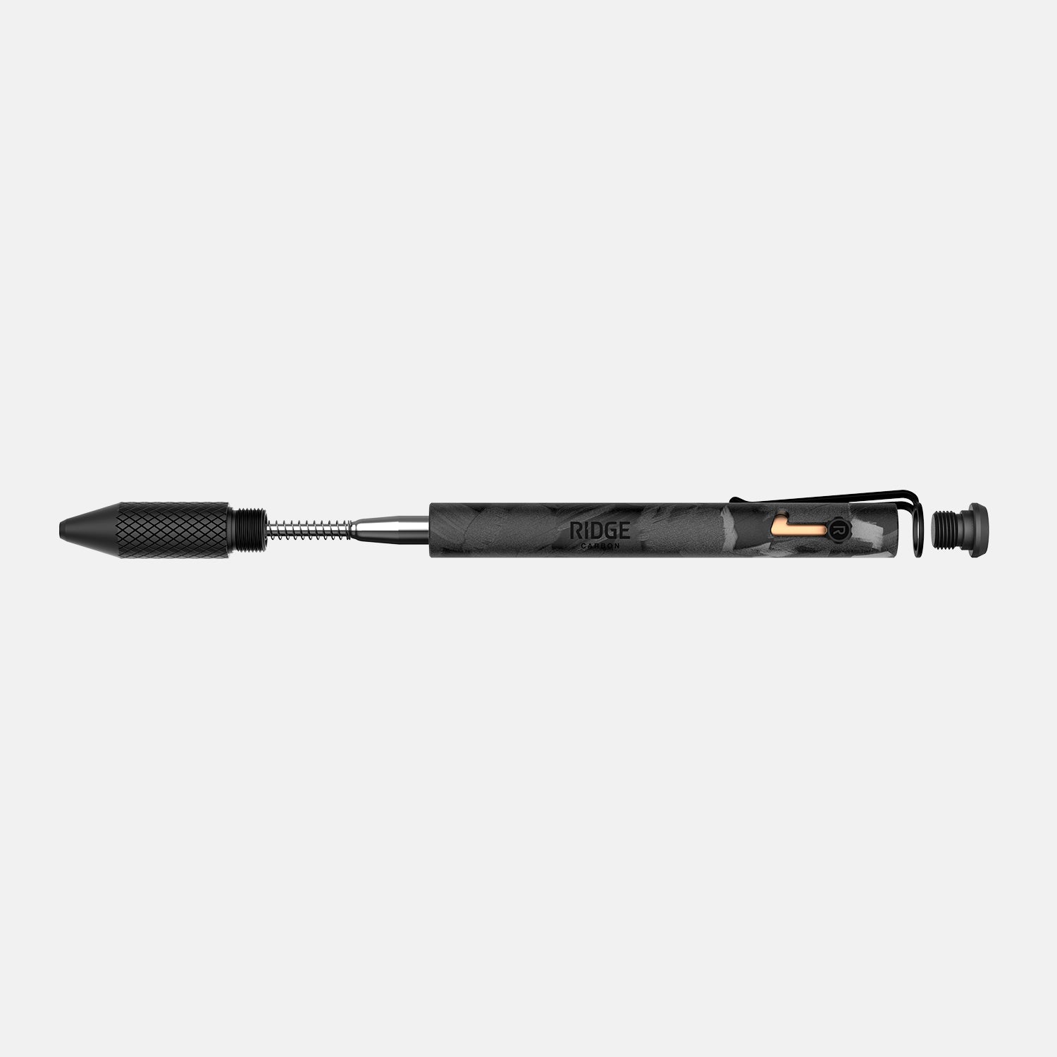 Ridge Bolt Action Pen - Forged Carbon Fiber Tactical EDC Writing Tool for Professionals | Perfect for Office, Outdoor Adventures & Everyday Carry