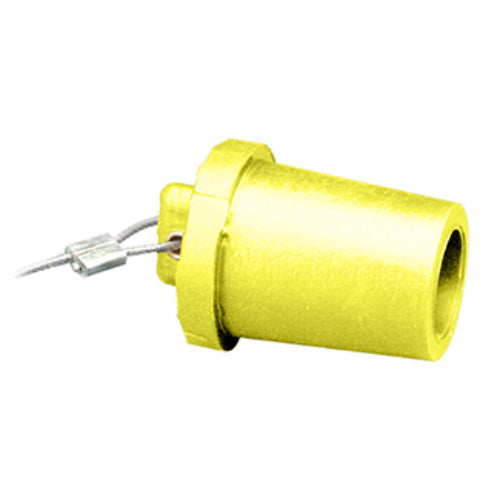 Leviton 17/23 Series Electrical Protective Caps & Safety Lanyards - Durable Cover for Outlets & Connectors - Ideal for Construction Sites, Workshops & Industrial Safety