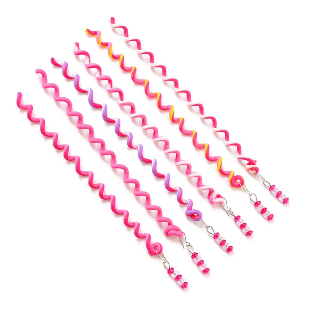 FRCOLOR 6pcs Braided Hair Clips for Women - Spiral Hair Styling Tool Set with Headband for Girls, Perfect for Braiding, Updos & Everyday Hairstyles - Hair Accessories Kit for Parties, Weddings & School