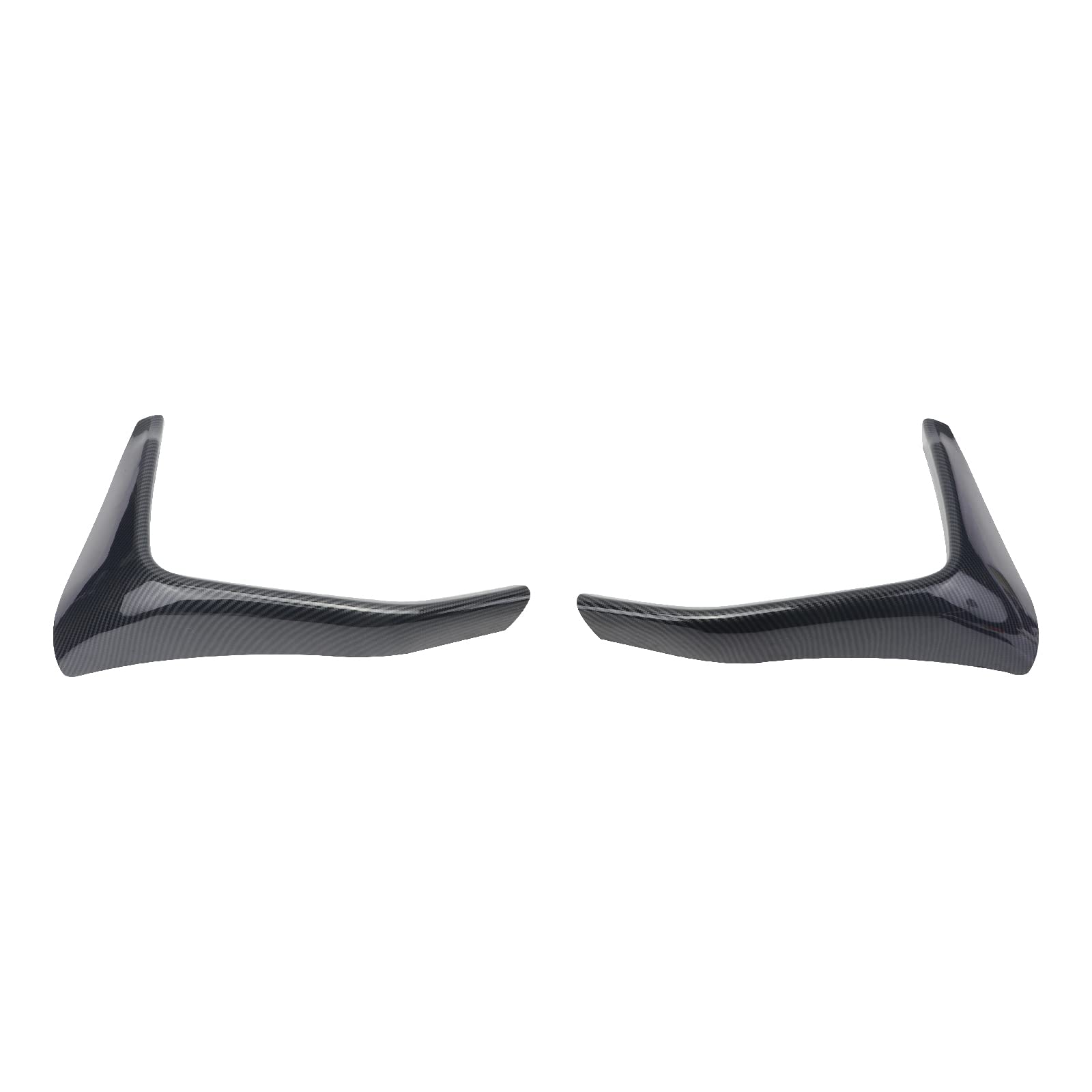 Carbon Fiber Front Bumper Splitters Lip Kit for 2014-2020 BMW F80 M3 F82 F83 M4 - 2 Piece Set - Aggressive Styling & Enhanced Aerodynamics for Street & Track Performance