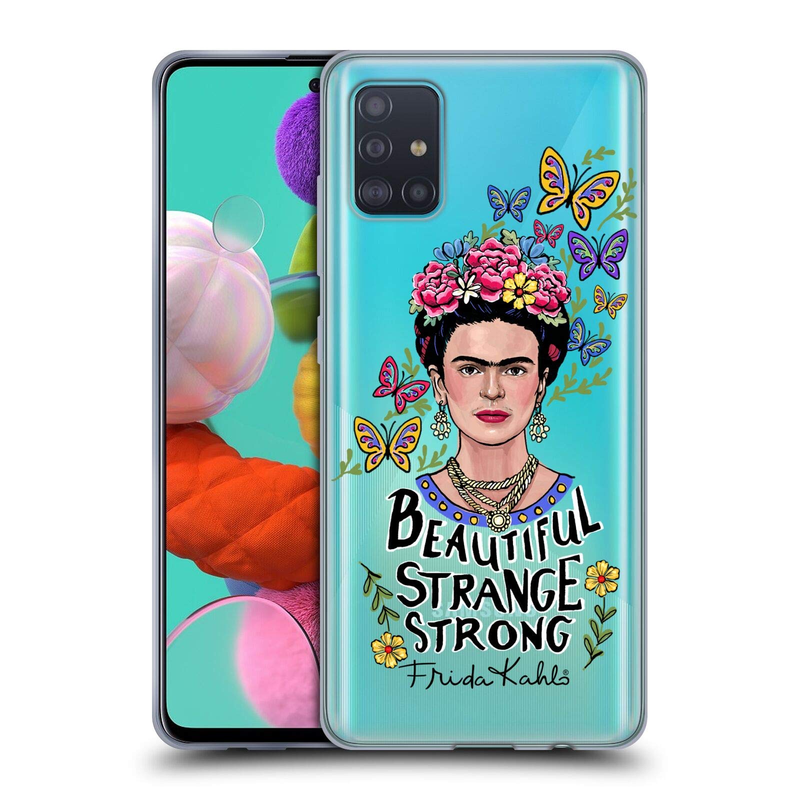 Frida Kahlo Art & Quotes Samsung Galaxy A51 Case | Officially Licensed Soft Gel Cover for 2019 Model | Perfect for Everyday Use & Gift Giving