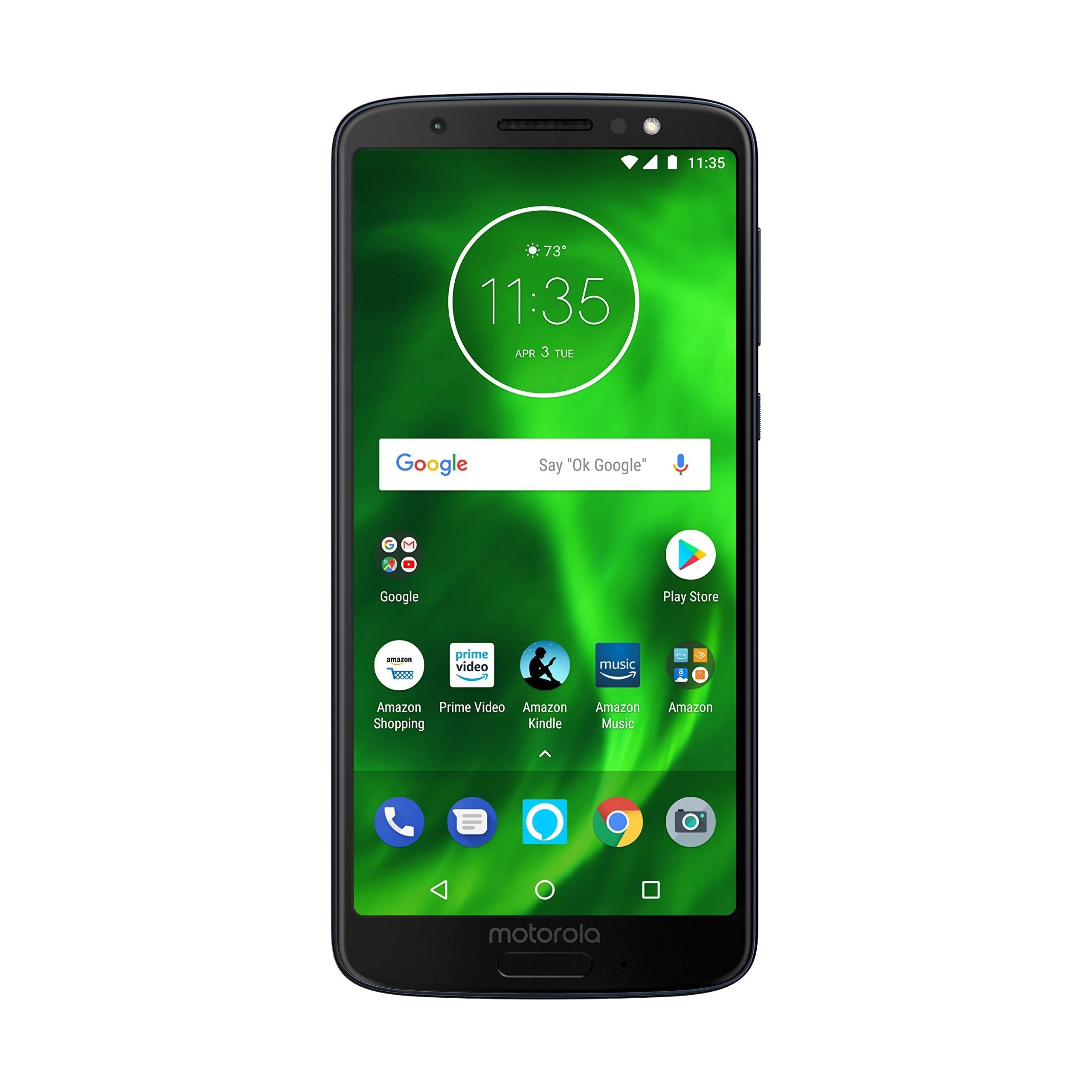 Unlocked Motorola Moto G6 64GB Smartphone - Compatible with AT&T, T-Mobile & Verizon - Black | Perfect for Travel, Work & Everyday Use