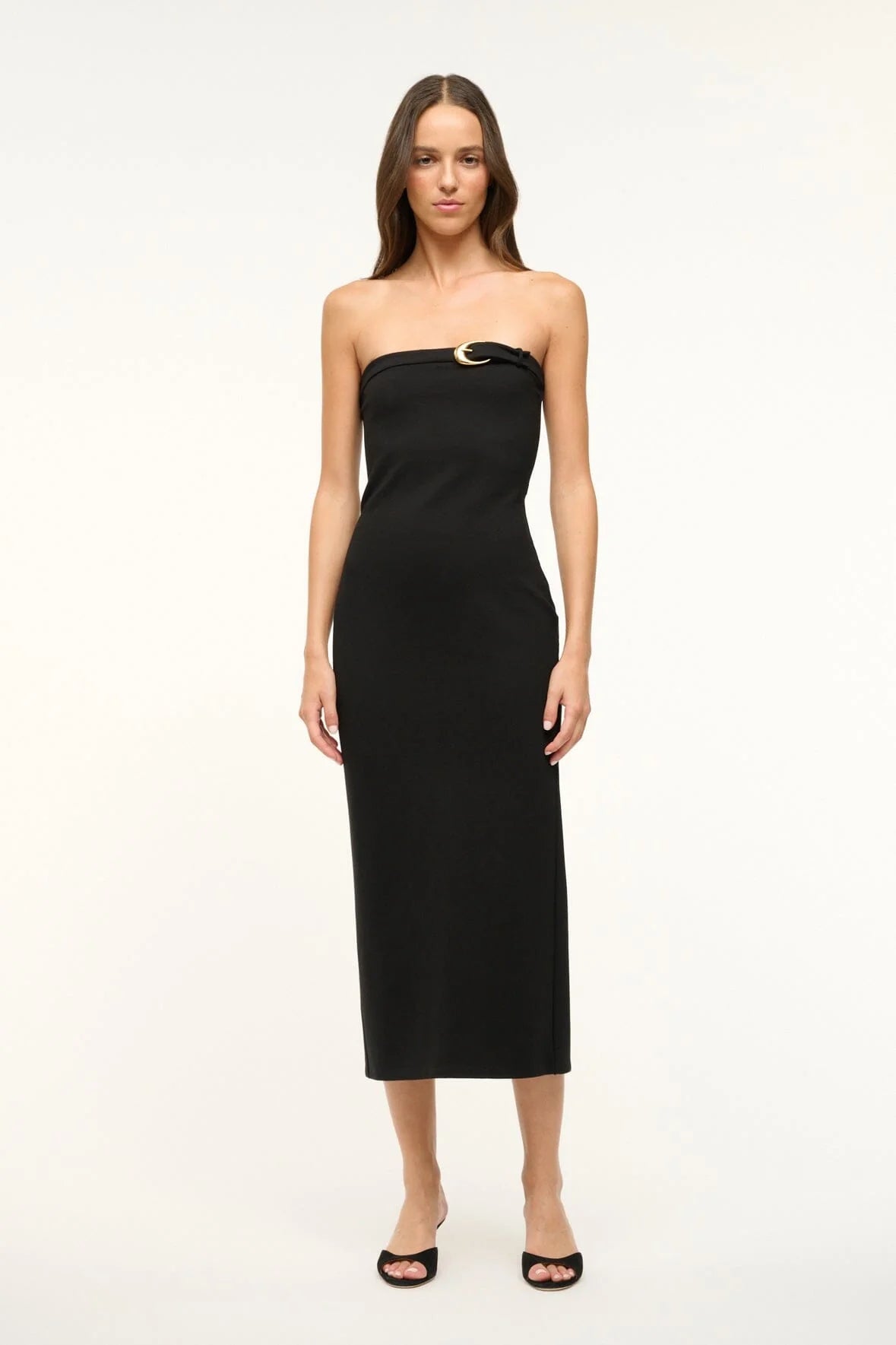 Beekman Black Dress for Women - Elegant & Comfortable Casual Wear for Office, Party & Everyday Outfits