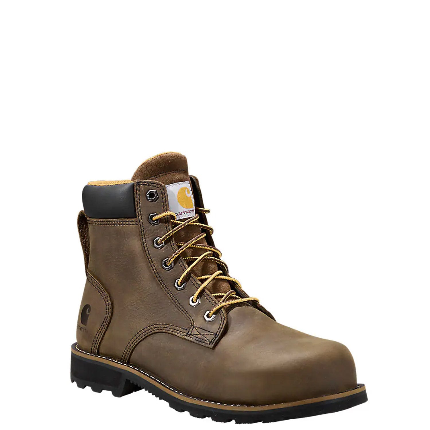 Carhartt Men's Frontier Water Resistant 6-Inch Composite Toe Work Boots - Durable Safety Shoes for Construction, Warehouse & Outdoor Work