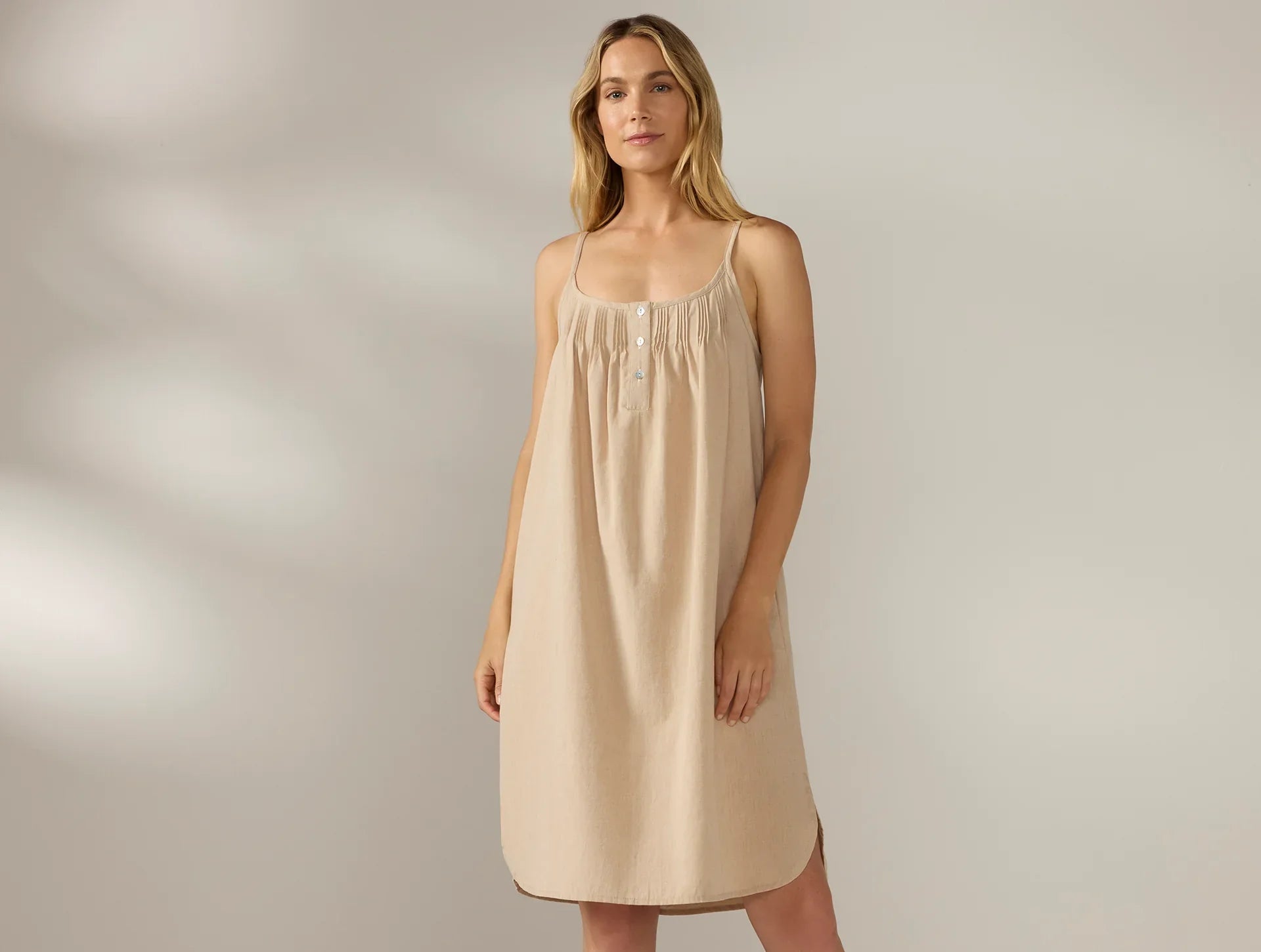 Organic Cotton Nightgown for Women - Soft & Breathable Sleepwear - Perfect for Relaxing at Home or Comfortable Sleep