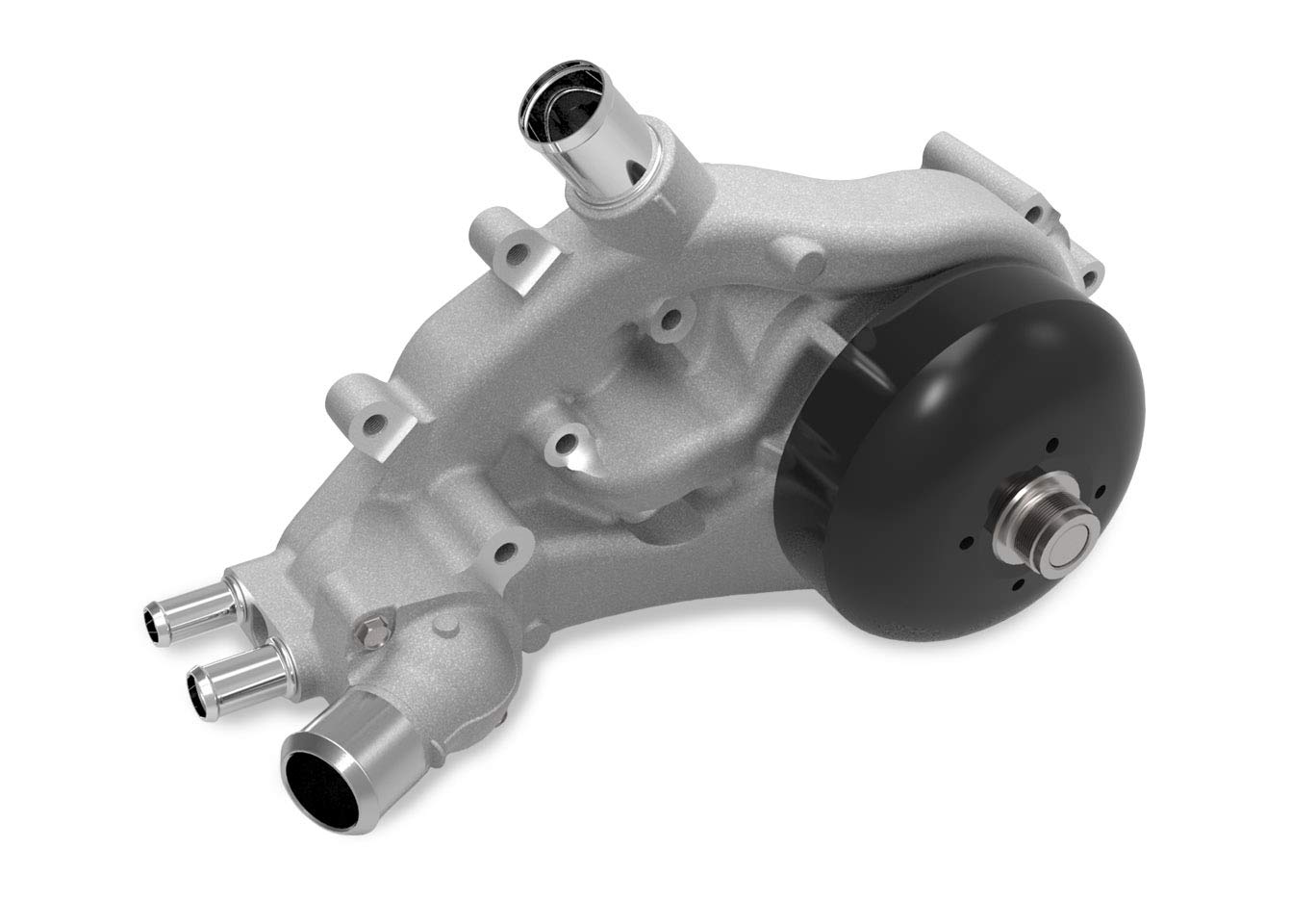 Holley 22102 High Performance Water Pump - Replacement for Chevy, Ford, Dodge - Perfect for Engine Cooling & Overheating Prevention in Cars, Trucks & SUVs