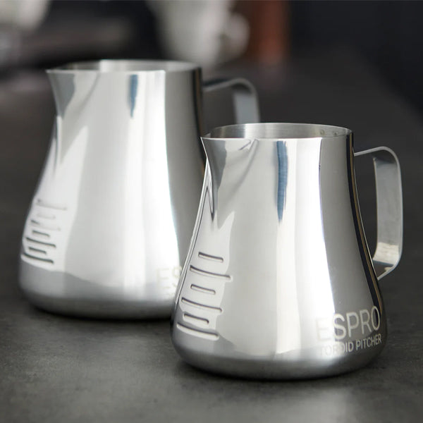 Espro Toroid Milk Jug - Professional Barista Steaming Pitcher for Latte Art & Coffee Making - Perfect for Home & Cafe Use