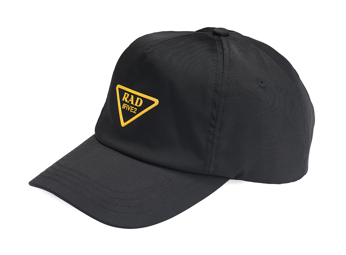 8FIVE2 RAD Black Baseball Cap - Adjustable Snapback Hat for Men & Women - Perfect for Sports, Casual Wear & Outdoor Activities