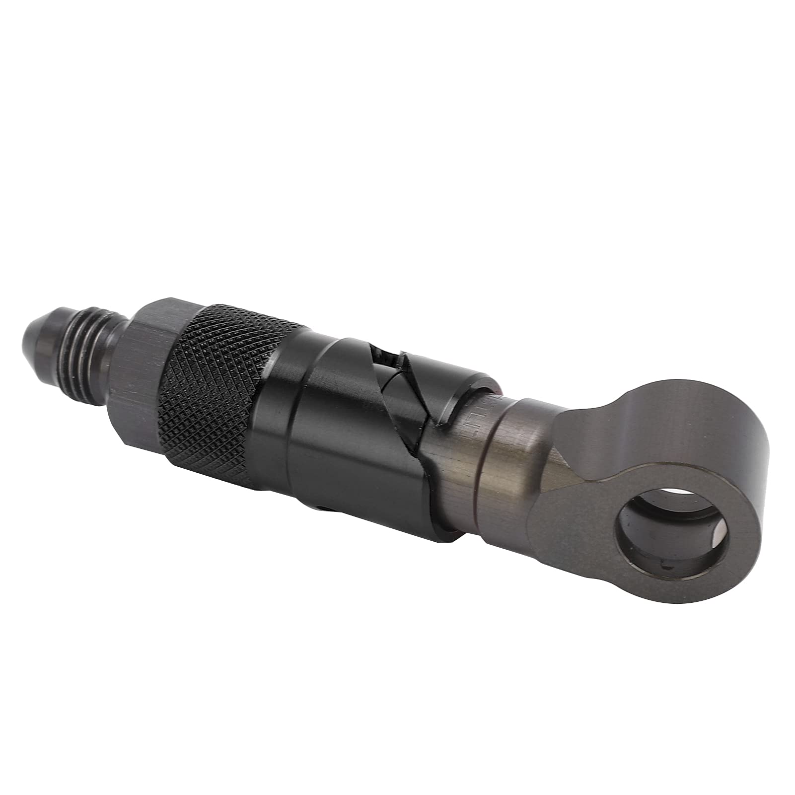 Universal Brake Hose Adapter - Quick Release Connect Fitting for Oil Fuel Fluid Lines (Black) | Perfect for Automotive Repair, Motorcycle Maintenance & Hydraulic Systems