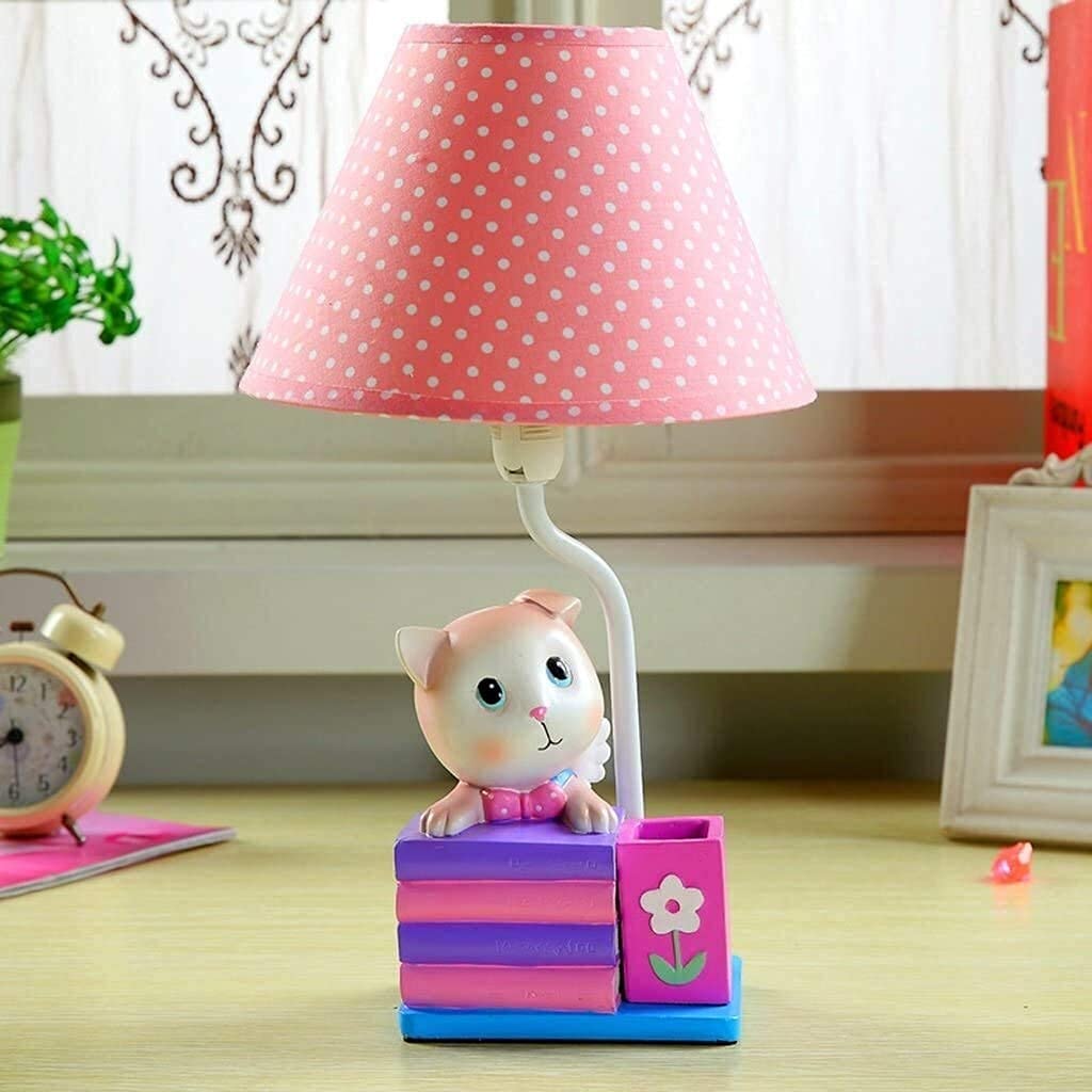 Stylish Eye-Caring Desk Lamp with Warm Light - Adjustable Cartoon Bedside Lamp for Office, Study & Bedroom | Perfect Gift for Birthday, Home & Dorm Decor