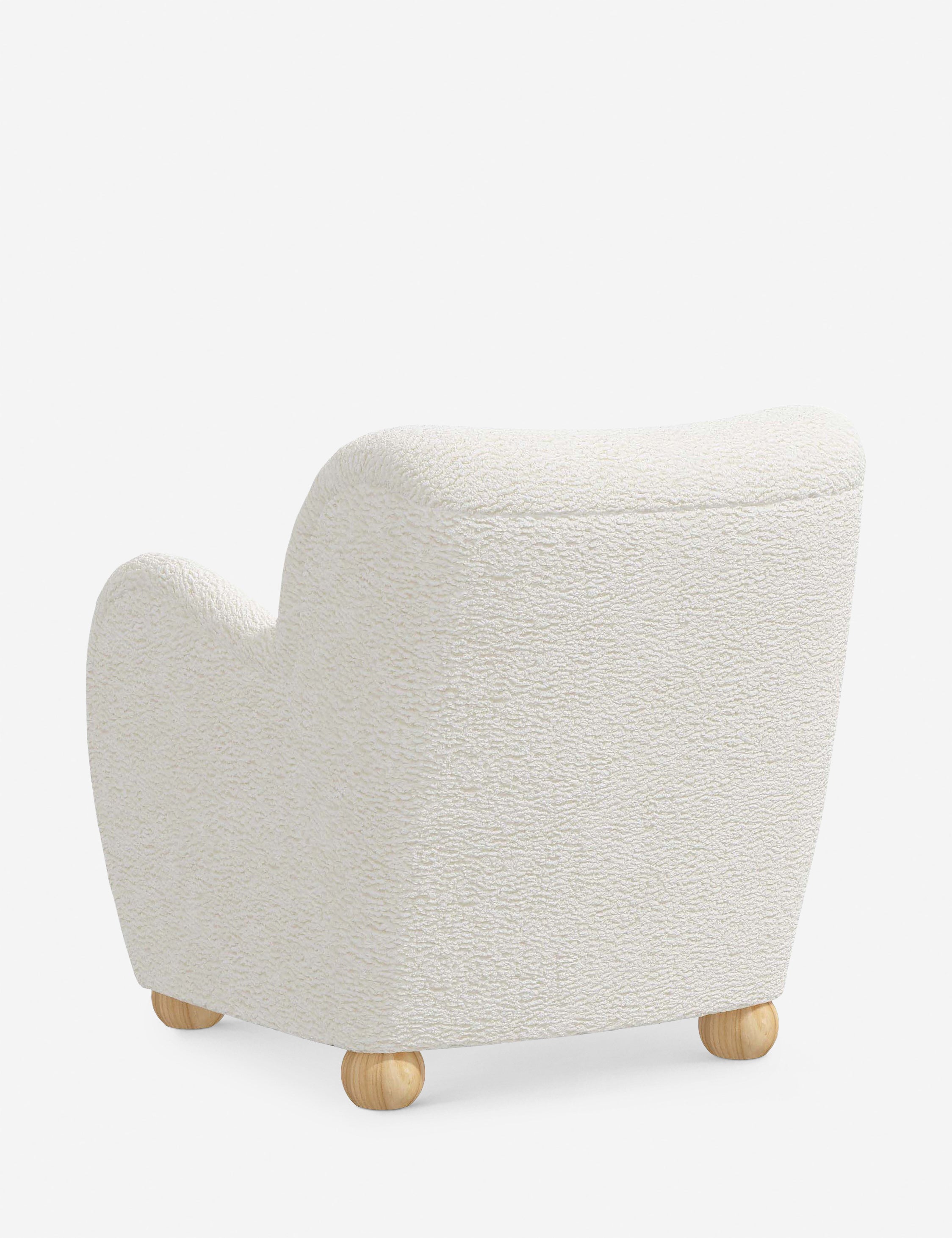 Baird Accent Chair - Modern Upholstered Lounge Chair for Living Room, Bedroom & Office - Stylish Comfortable Reading Chair with Wooden Legs - Perfect for Relaxing, Reading & Decorating Your Home