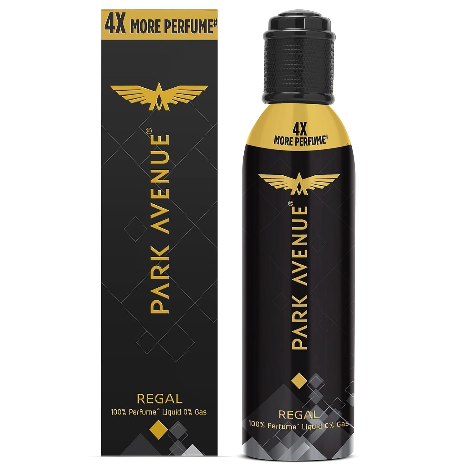 Park Avenue Men Regal No Gas Premium Perfume - Long Lasting Citrus Fragrance Spray (130ml) for Work, Date & Special Occasions | Pack of 1