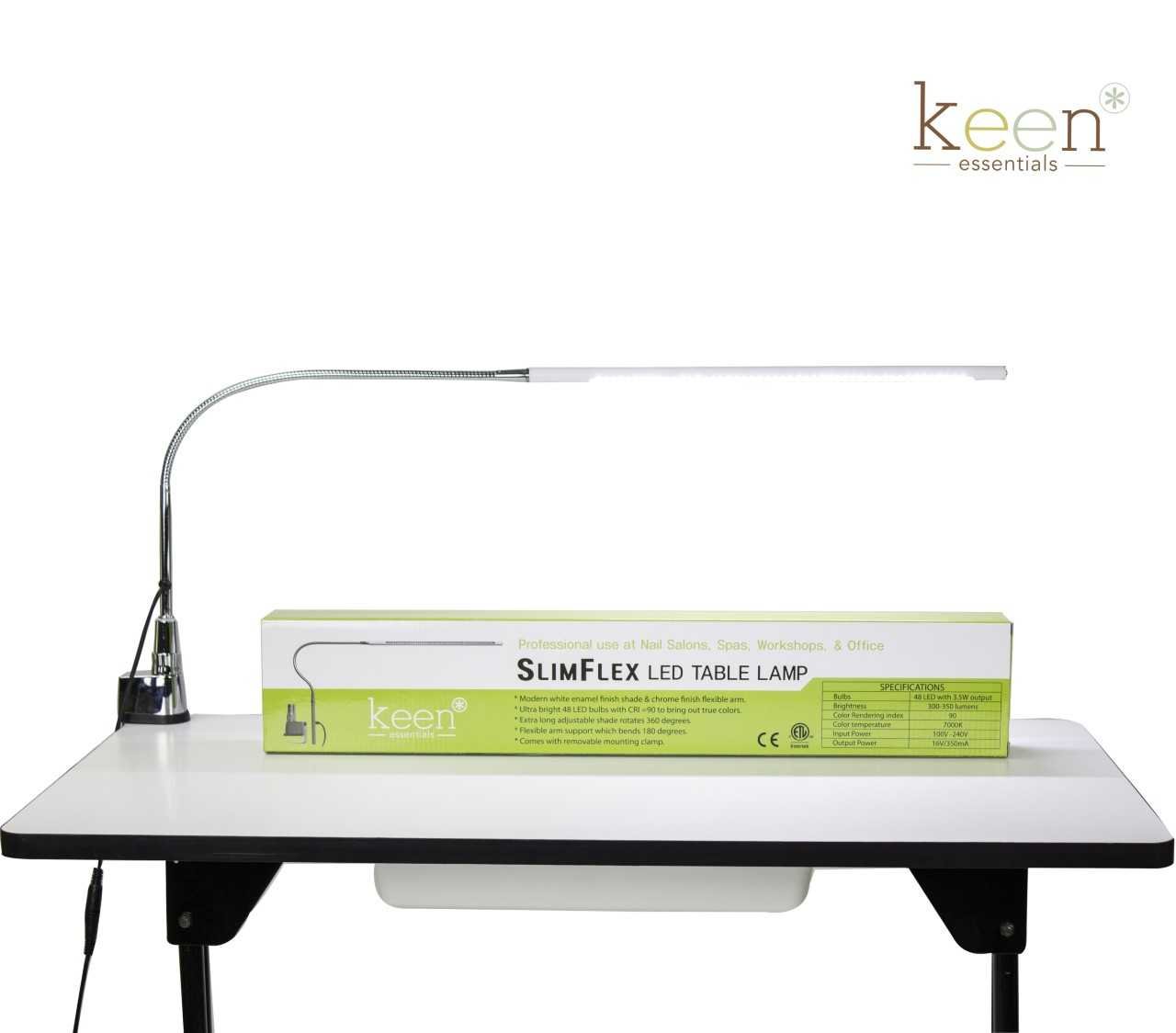 Slimflex LED Desk Lamp - Flexible & Stylish for Home & Office Use
