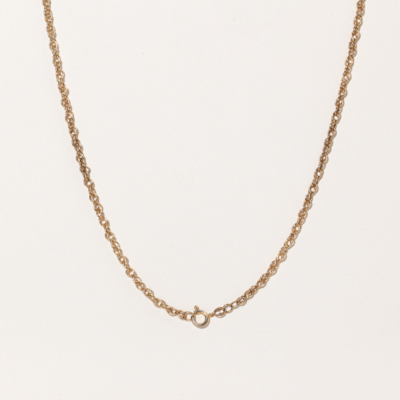 10K Yellow Gold Double Rolo Chain Necklace - 20 Inch Classic Rope Link Chain for Women - Perfect for Layering, Gift Giving & Everyday Elegance