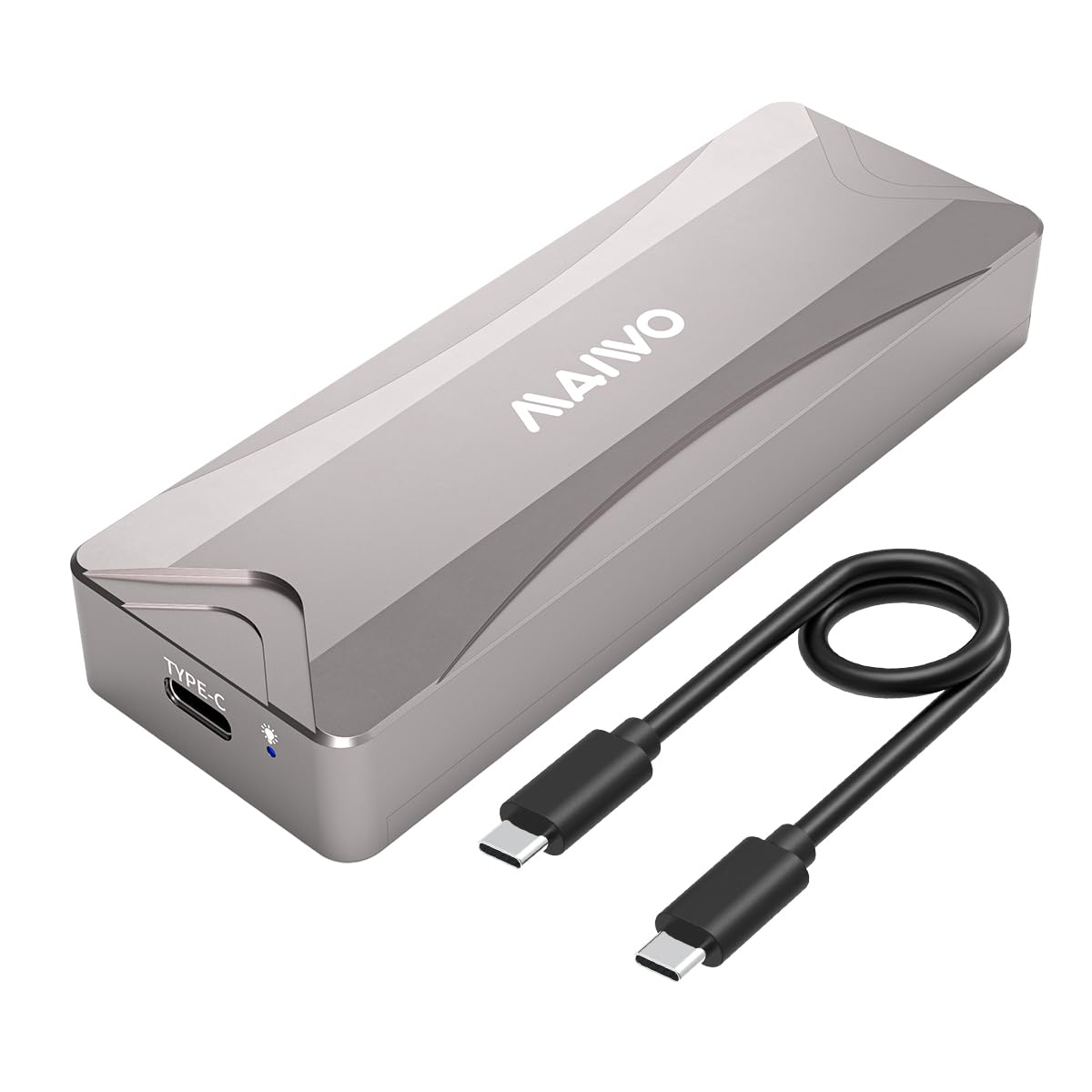 MAIWO K1702 USB 3.2 Gen 2 M.2 NVMe SSD Enclosure for MacBook - 20Gbps High-Speed External Drive Case Compatible with 12+16 Pin Apple Flash Storage (2013-2017 MacBook Pro/Air, Mac Pro) | Perfect for Data Transfer, Backup & Storage Expansion
