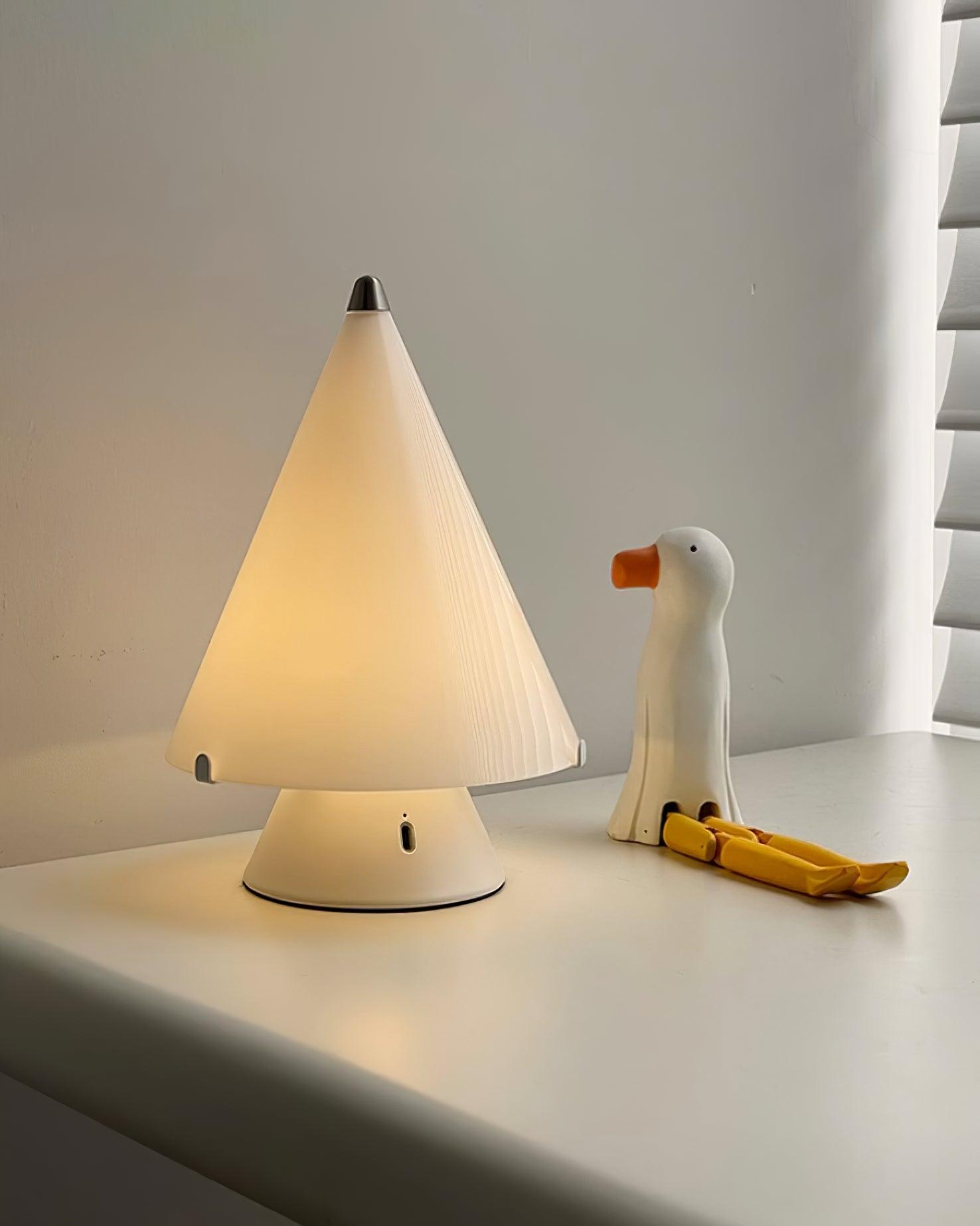 Modern Miza Table Lamp - Adjustable LED Desk Light with USB Port for Home Office, Bedroom & Study - Perfect for Reading, Working & Nightstand Use