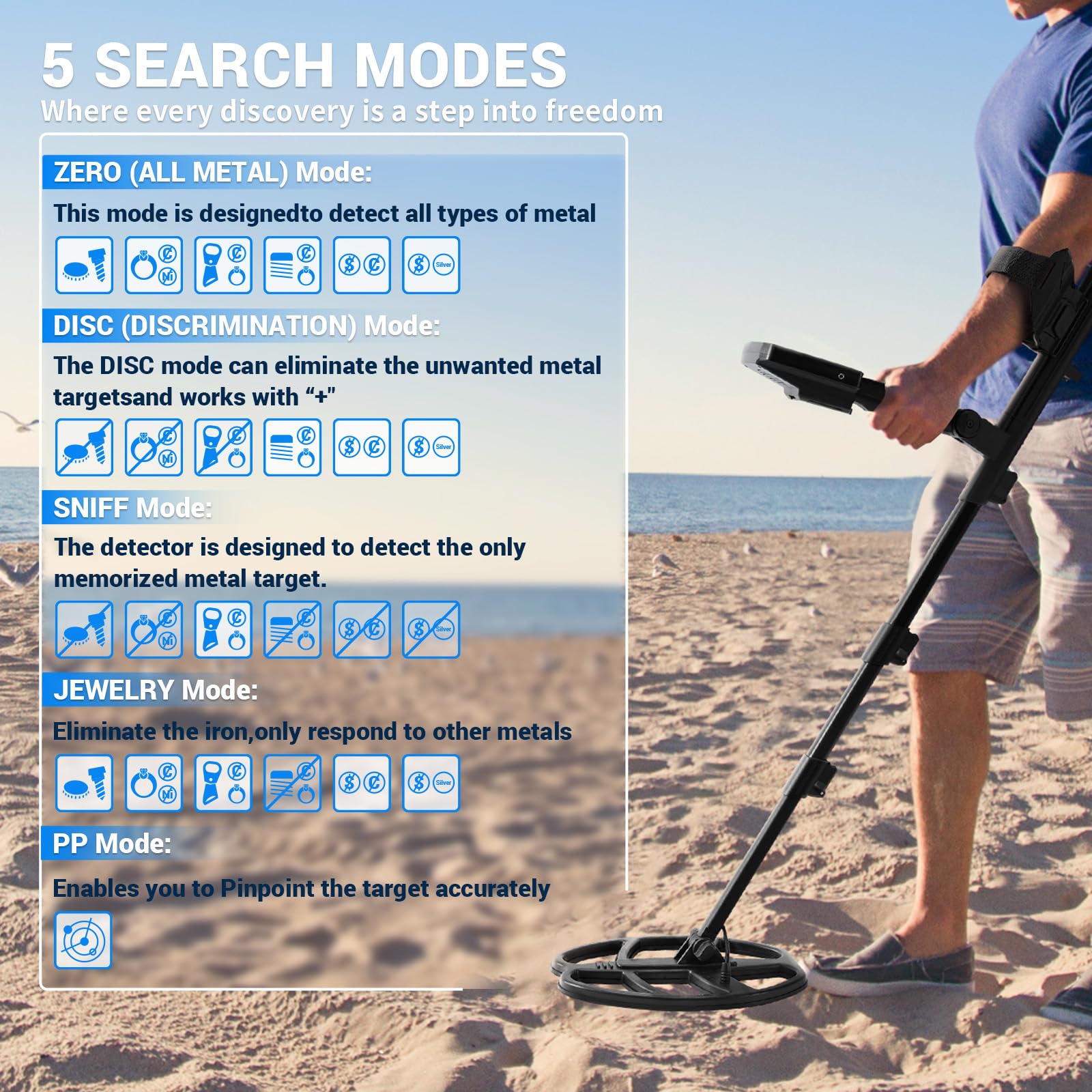 Professional Metal Detector for Adults - Waterproof 11