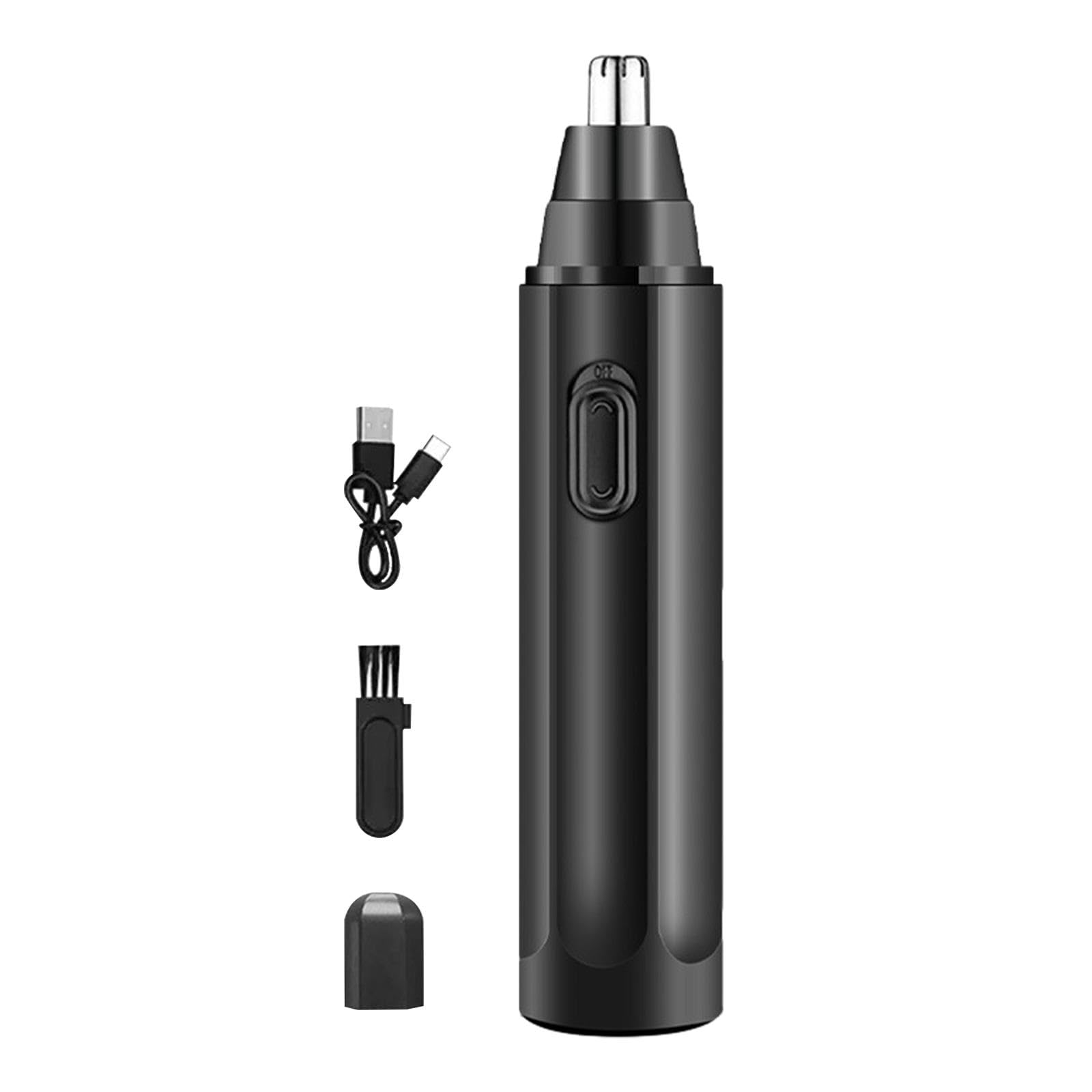 Electric Nose Hair Trimmer for Men & Women - Painless Rechargeable Eyebrow & Facial Hair Grooming Kit | Portable Personal Grooming Device for Travel, Home & Office Use