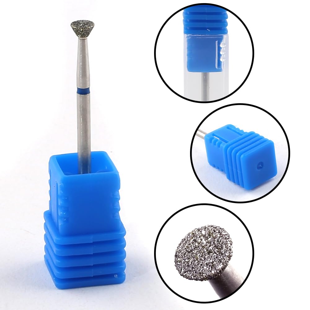 Professional Sanding Disc Nail Drill Bits Set for Acrylic Nails & Pedicure - Electric Nail Drill Bits, Cuticle Trimmer, Foot Callus Remover - Perfect for Manicure, Nail Art & Salon Use at Home or Professional Spa