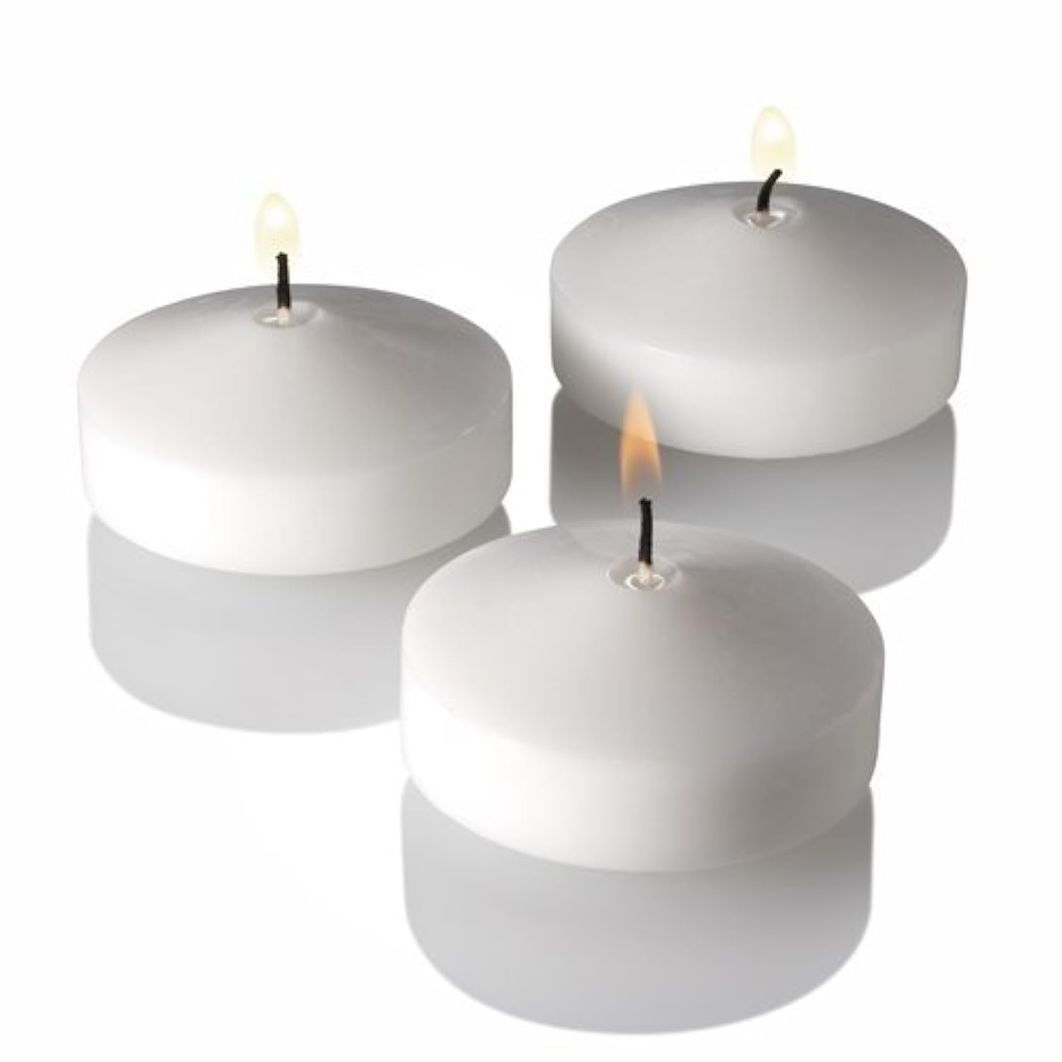Richland® 96-Pack White Unscented 3-Inch Floating Candles for Weddings, Parties, Spa & Home Decor