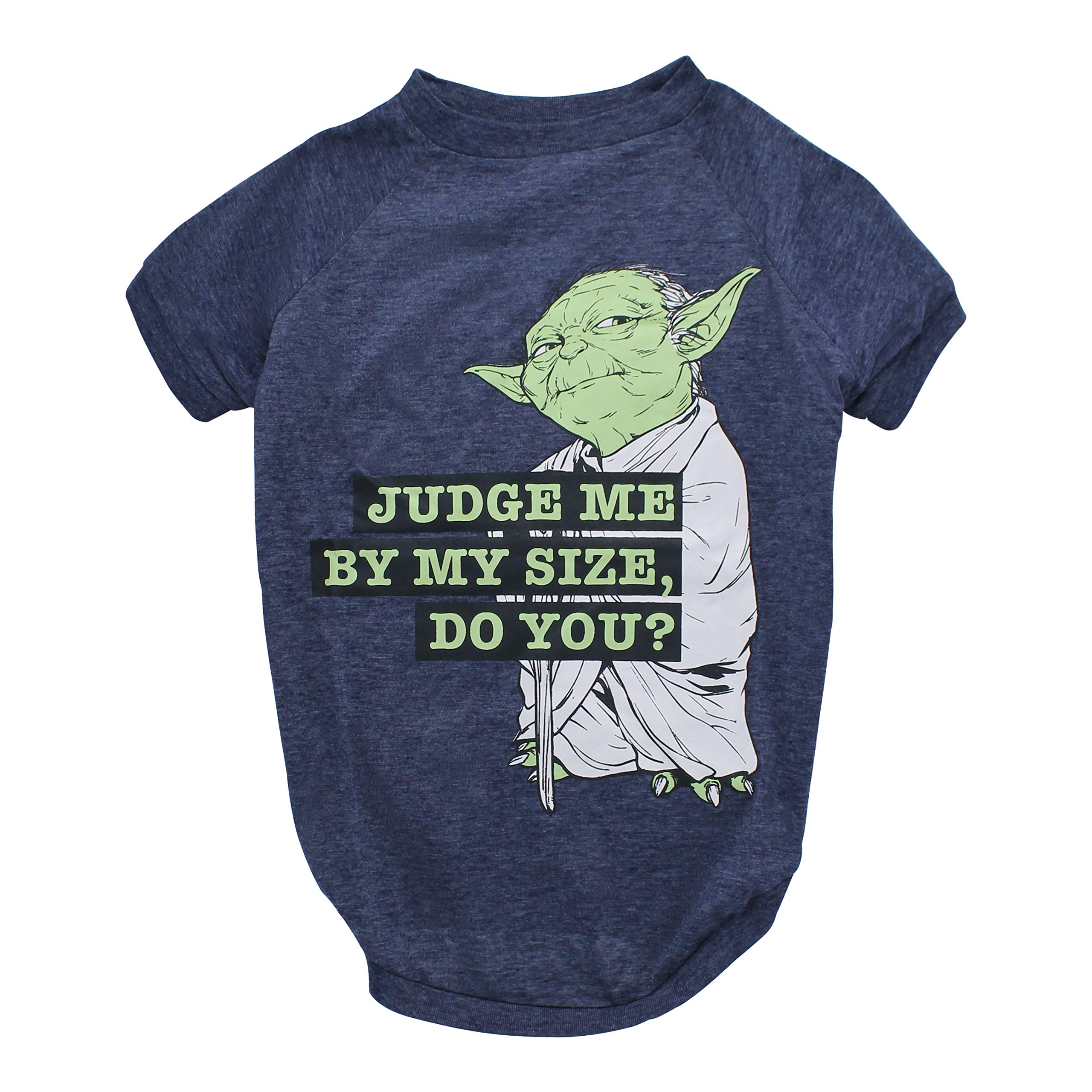 Star Wars Yoda Dog T-Shirt for Large Dogs - 'Judge Me by My Size, Do You?' Quote | Soft & Comfortable Pet Apparel | Perfect for Cosplay, Halloween & Star Wars Themed Parties