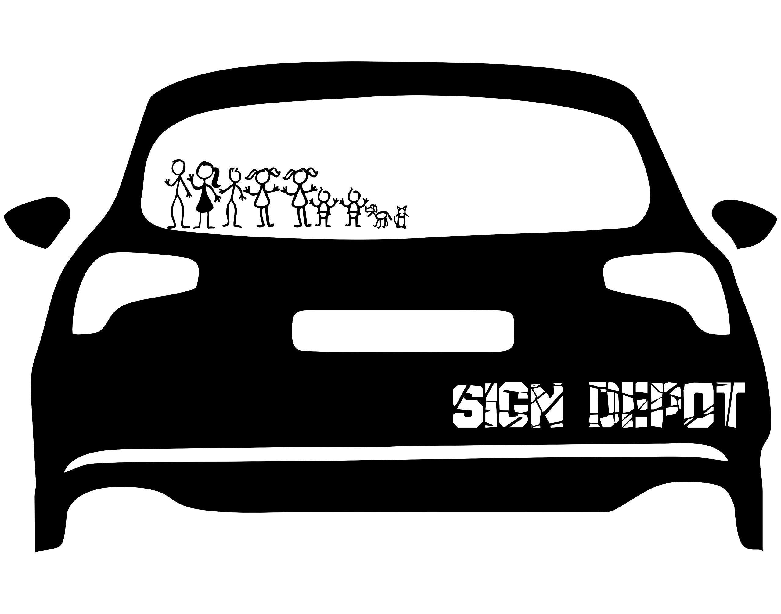 Uterus Middle Finger Pink Vinyl Die Cut Decal - 4.75