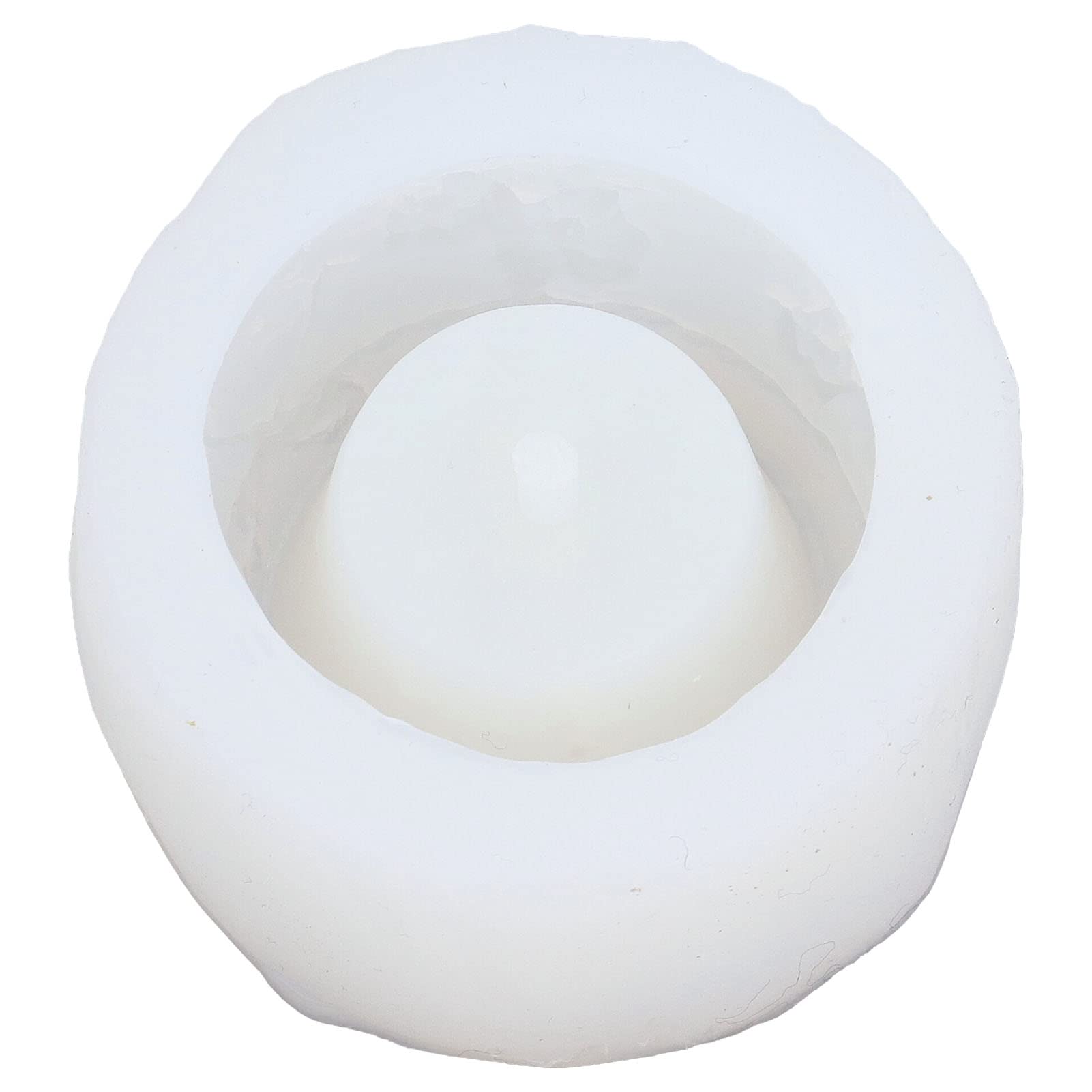 2Pcs Silicone Flower Pot Mold - DIY Round Planter Mould for Succulents with Drainage Hole (50-2284-D) | Multi-Functional Home Garden Crafting for Indoor Plants & Outdoor Decor