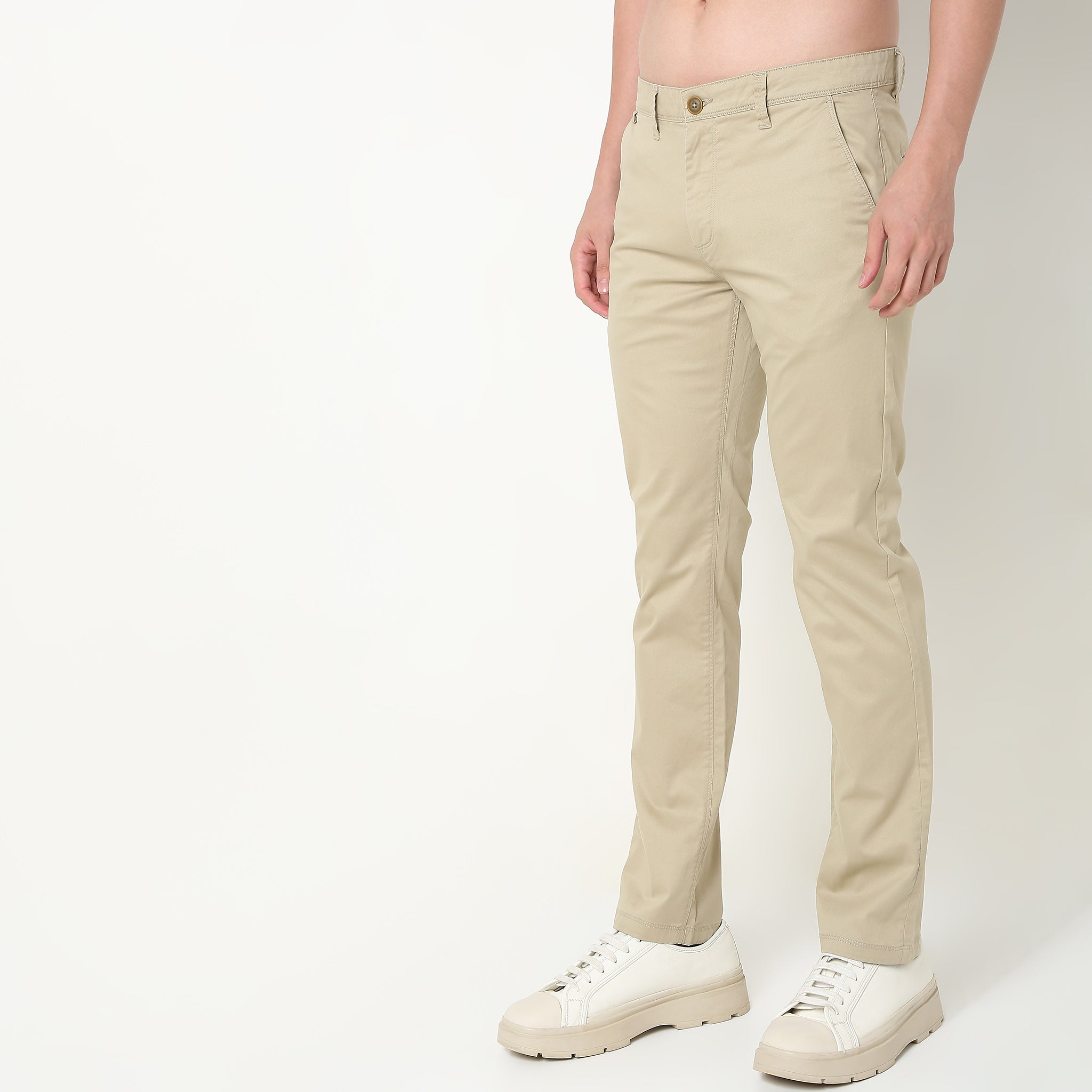 Officer Pants™ - Premium Cotton Stretch Cavalry Twill Mid Rise Trousers for Men | Comfortable & Durable Work Pants for Business Casual, Office Wear & Outdoor Activities