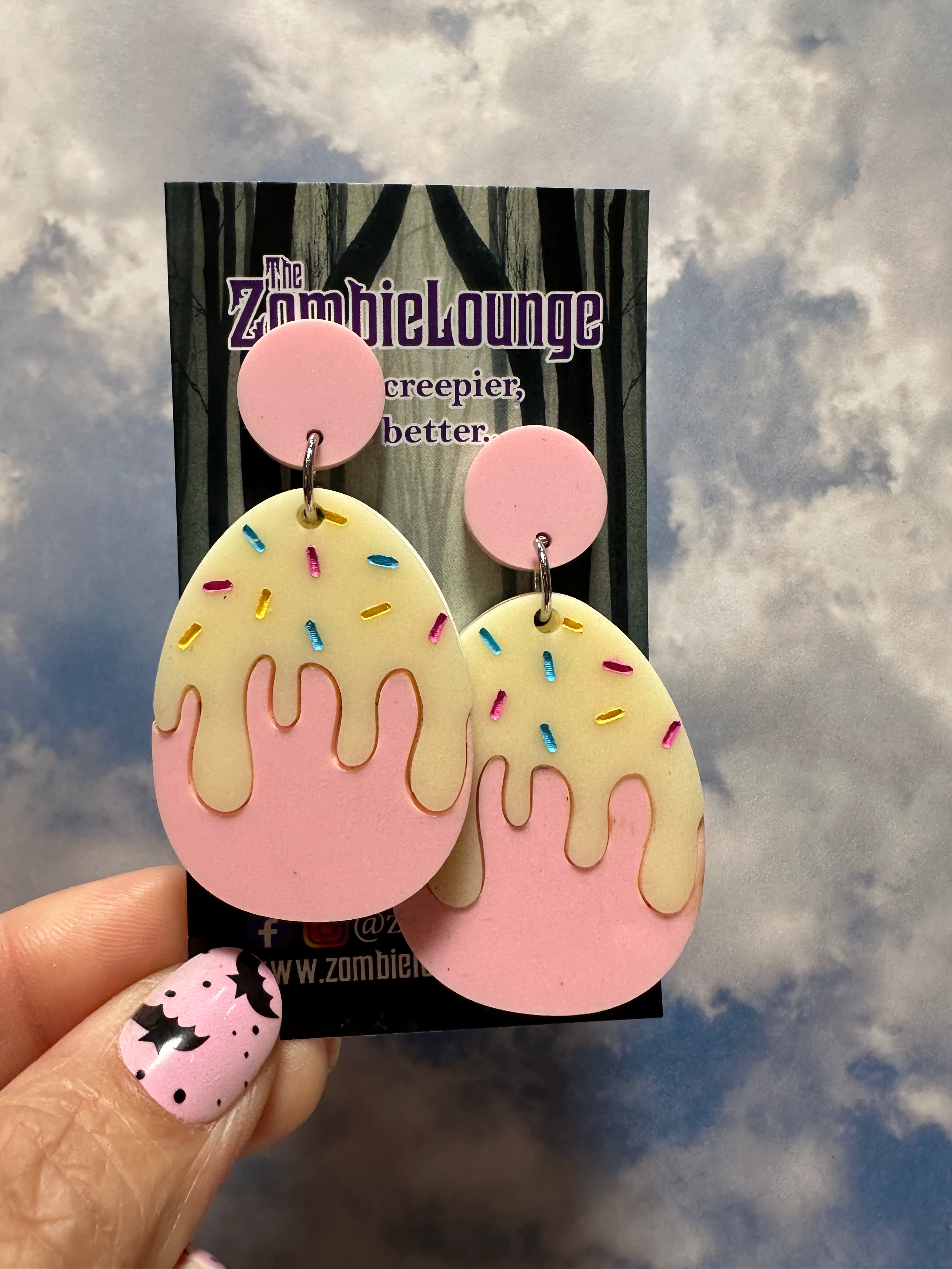 Easter Candy Egg Earrings - Fun Holiday Jewelry for Easter Celebrations, Parties, and Festive Outfits