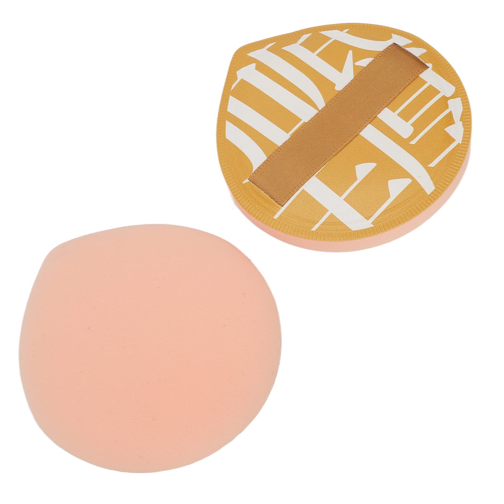 Premium Powder Puff Set of 2 - Soft Makeup Sponge for Wet & Dry Application - Ideal for Foundation, Blush & Setting Powder - Perfect for Professional Makeup & Everyday Beauty Routine