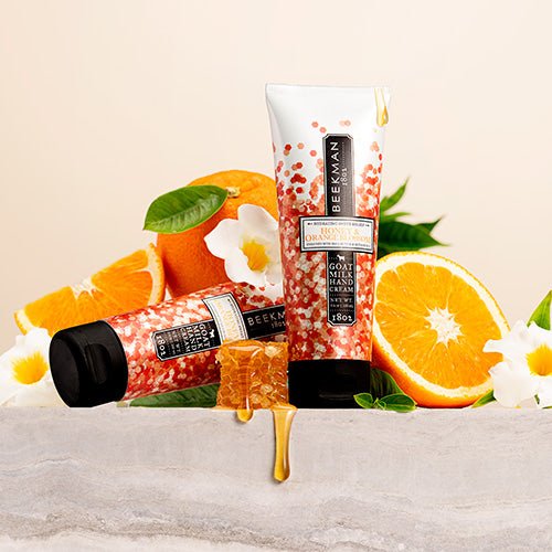 Honey & Orange Blossom Hand Cream - Ultra Moisturizing Natural Skincare for Dry Hands - Perfect for Winter Care, Office Use & Travel Essentials