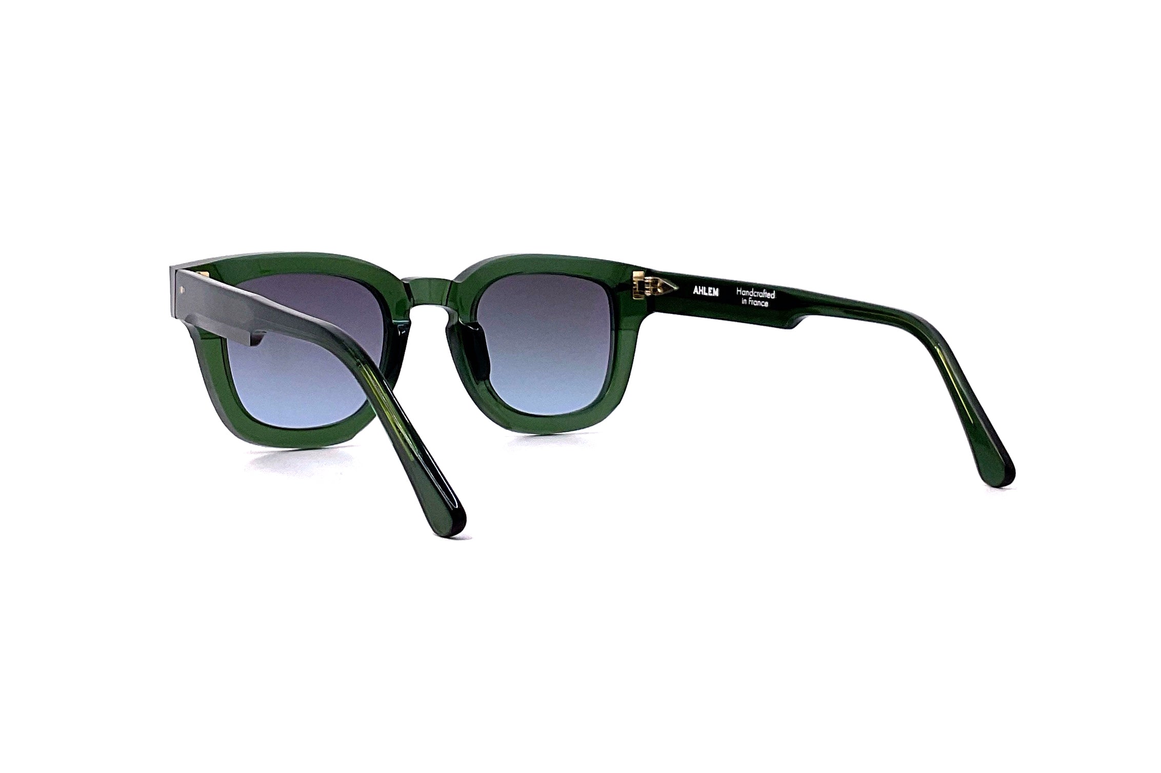 Ahlem Dragon Sunglasses - Dark Green & Blue Gradient Aviator Style for Men & Women | UV Protection, Fashionable Outdoor & Driving Shades