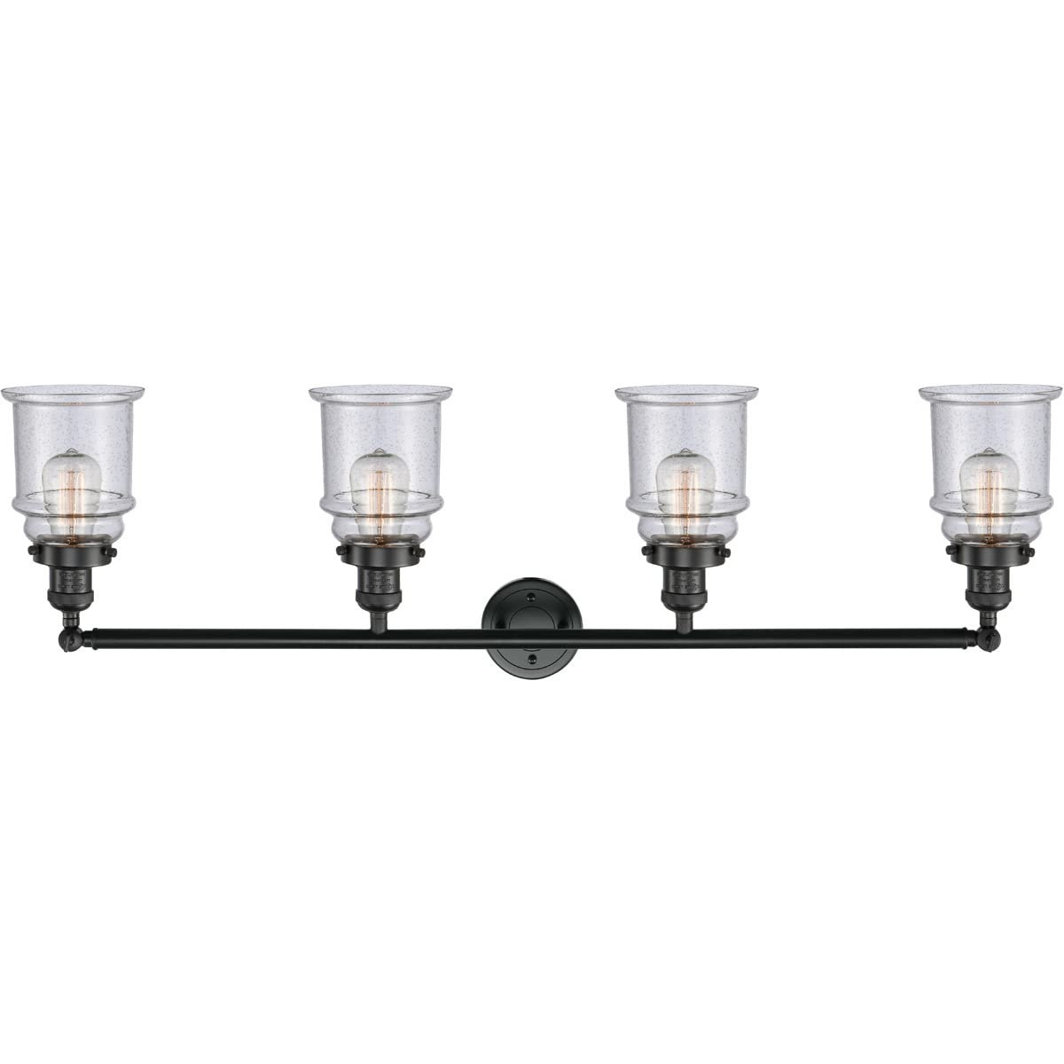 Franklin Restoration Collection 215-BK-G184-LED Black LED Bathroom Vanity Mirror - Modern Lighting for Makeup & Shaving