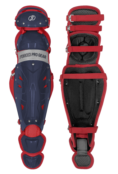 FORCE3 Defender Catcher Leg Guards - Best Baseball Catcher Shin Guards for Youth & Adults - Perfect for Training, Games & Competitive Play