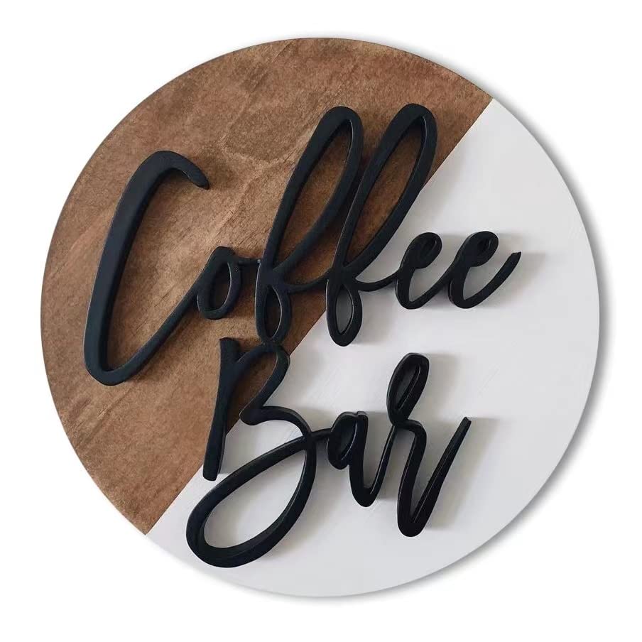 3D Coffee Bar Sign(mixed color)