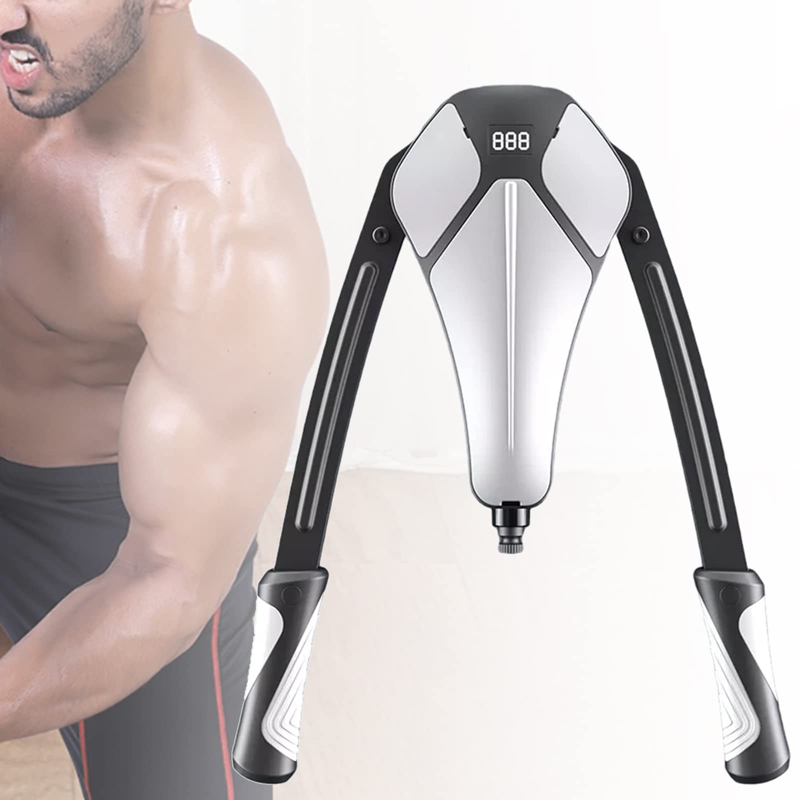 HYZXK Adjustable 10-200N Hydraulic Arm Exerciser - Home Chest Expander & Shoulder Muscle Trainer for Strength Training | Perfect for Home Gym, Physical Therapy & Fitness Enthusiasts