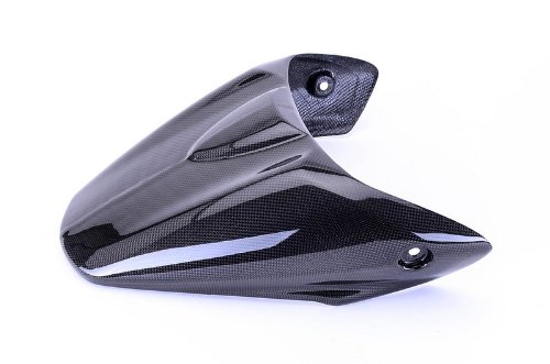 Bestem CBDU-696-SCW Black Carbon Fiber Passenger Seat Cowl Cover for Ducati Monster 696/796/1100 Motorcycles - Lightweight Protection & Stylish Upgrade for Street Riding