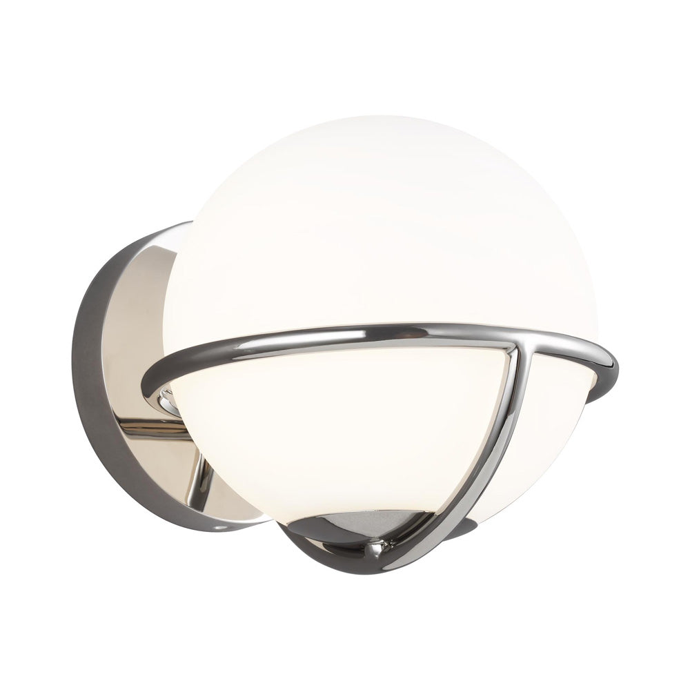 Stylish Santana 1-Light Wall Sconce - Modern Indoor/Outdoor Lighting Fixture for Bedroom, Hallway & Patio Decor