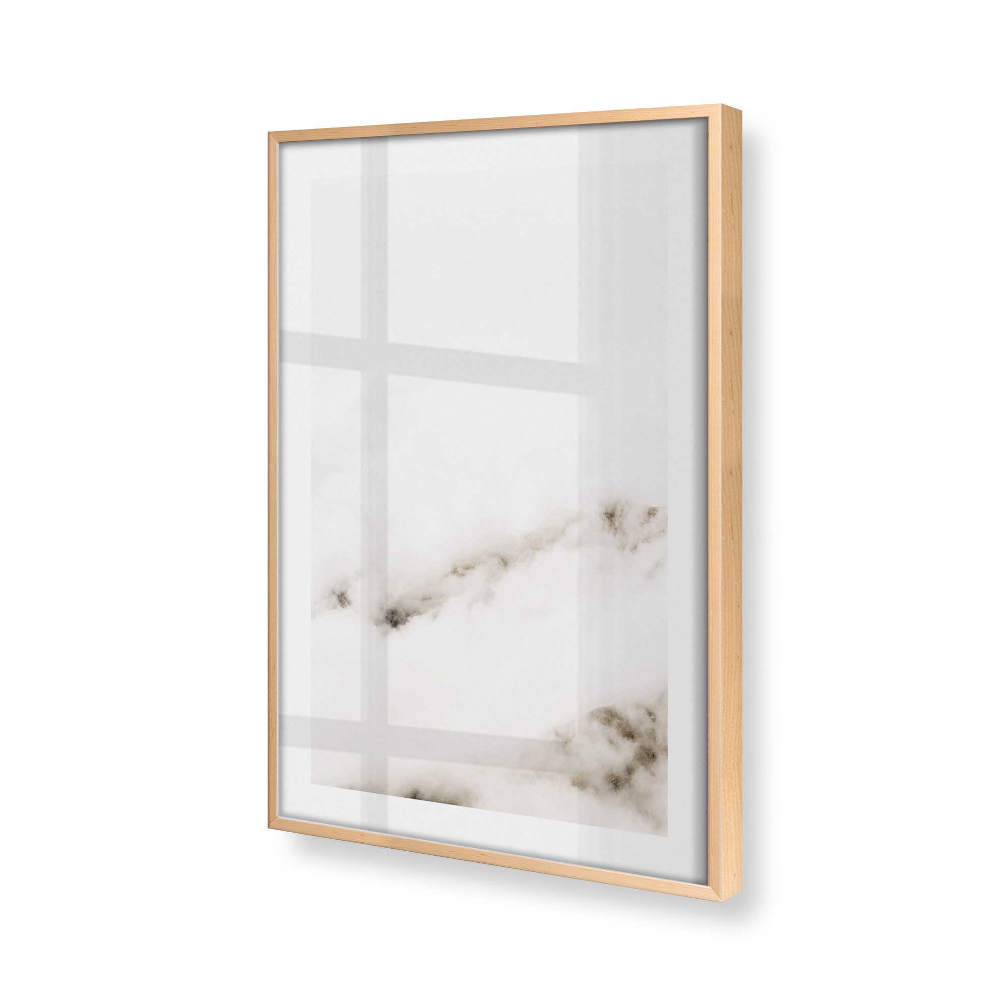 Hazy Horizons Wall Art Print - Abstract Landscape Painting for Home & Office Decor - Perfect for Living Room, Bedroom, or Office Space