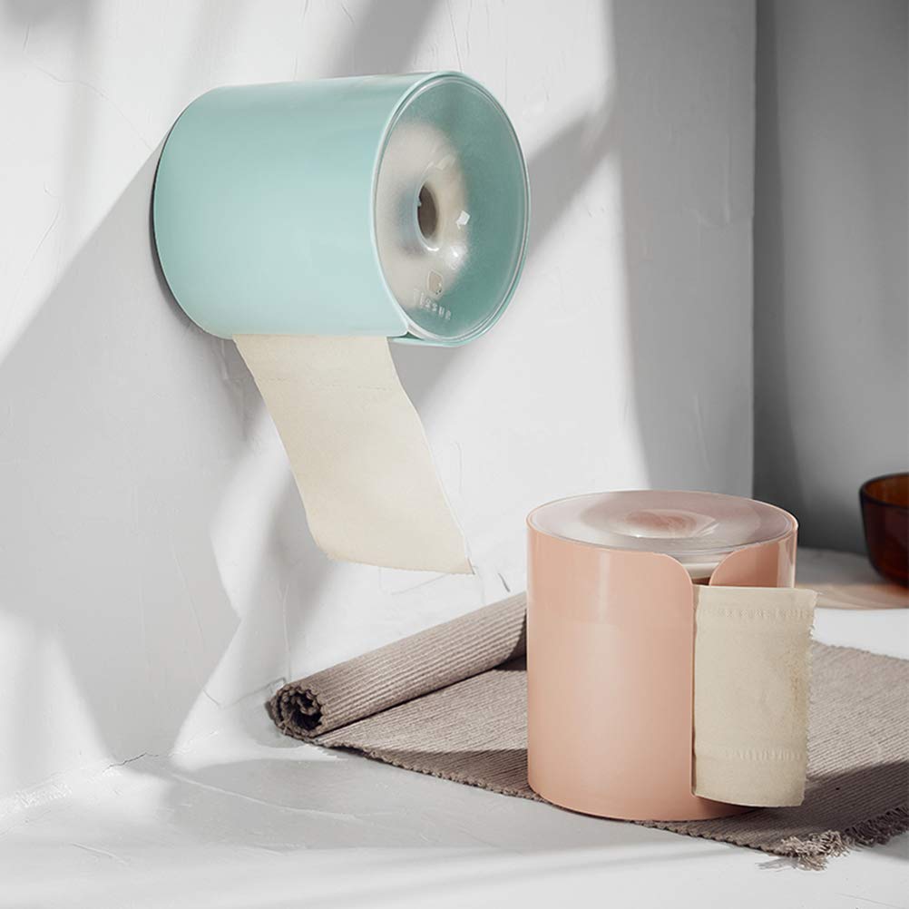 Stainless Steel Kitchen Paper Towel Holder - Wall Mount No Drilling, Pink - Home & Bathroom Decor for Bedroom, Restaurant, Toilet - Perfect for Small Spaces & RV Use