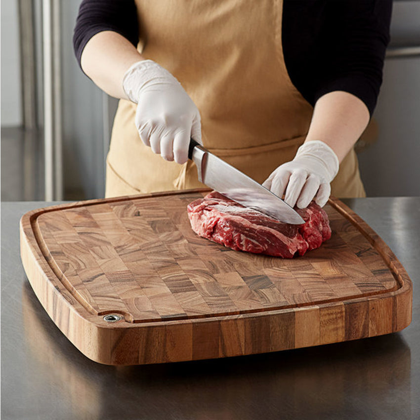 Premium Acacia Wood Chopping Block - Extra Large Cutting Board for Kitchen - Perfect for Meat, Vegetables & Bread - Natural Wooden Butcher Block for Chefs & Home Cooks - Ideal for Food Prep, Serving & Entertaining
