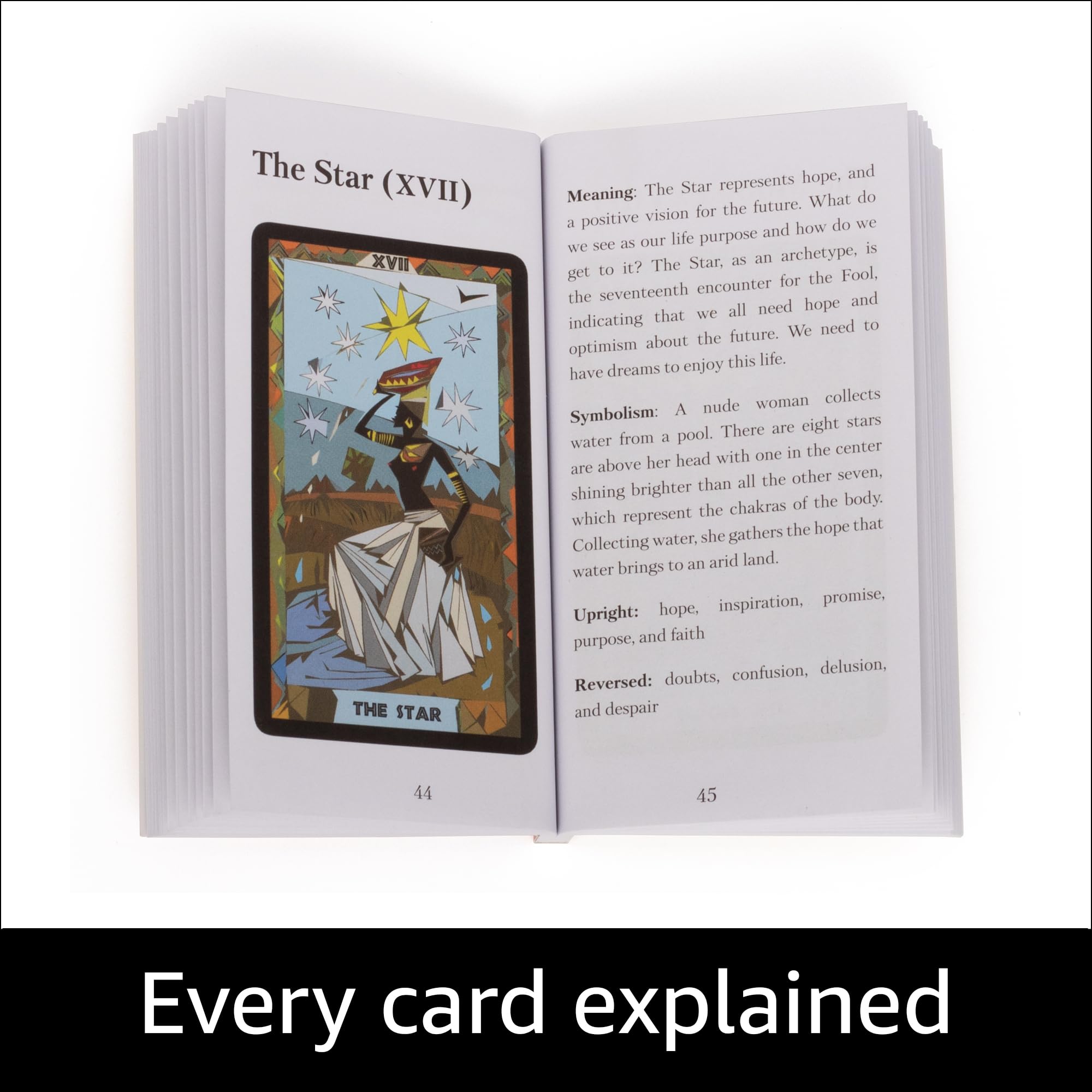 African Tarot Cards Deck with English Guidebook - 78 Cards for Divination, Spiritual Growth & Self-Discovery | Perfect for Beginners, Psychic Readings & Meditation Practices