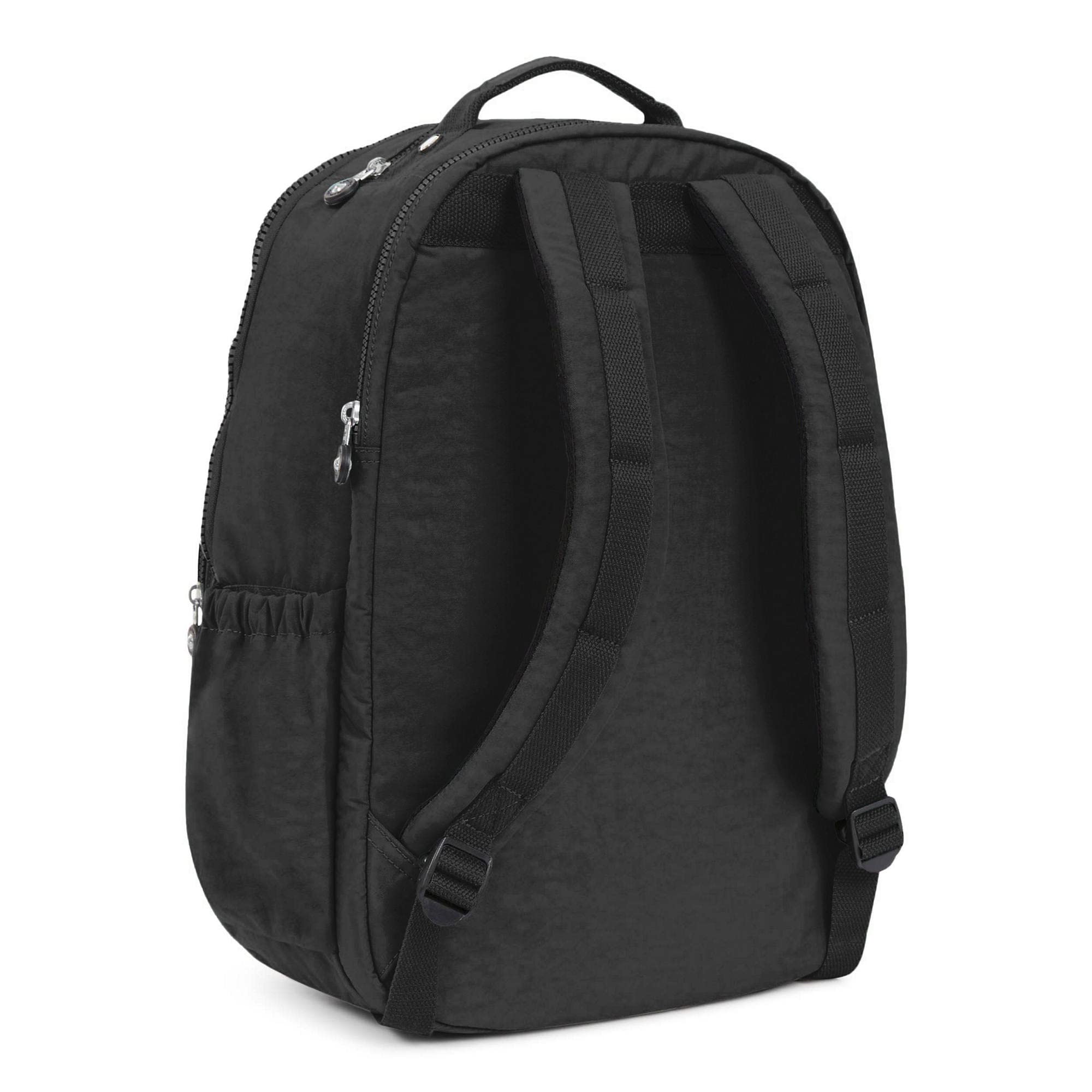 Kipling Women's Seoul Go XL Backpack - Adjustable Padded Straps, Zip Closure, Black Tonal - Perfect for Work, Travel & College (One Size)