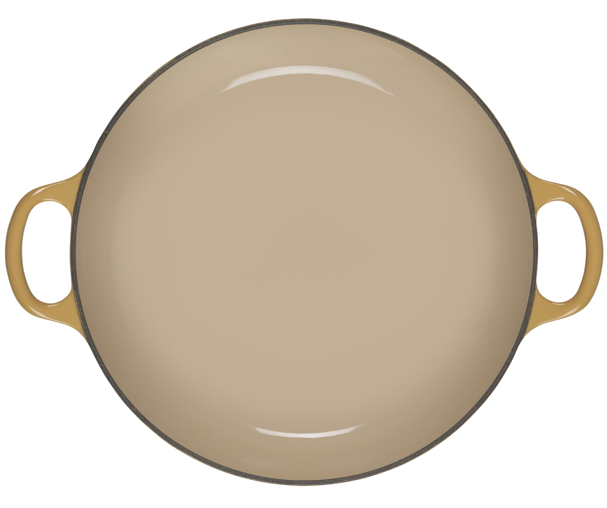 Le Creuset Signature Enameled Cast Iron Petal Braiser 2.25 Quart - Honey Color Dutch Oven for Searing, Braising & Slow Cooking - Perfect for Stovetop, Oven & Table Serving